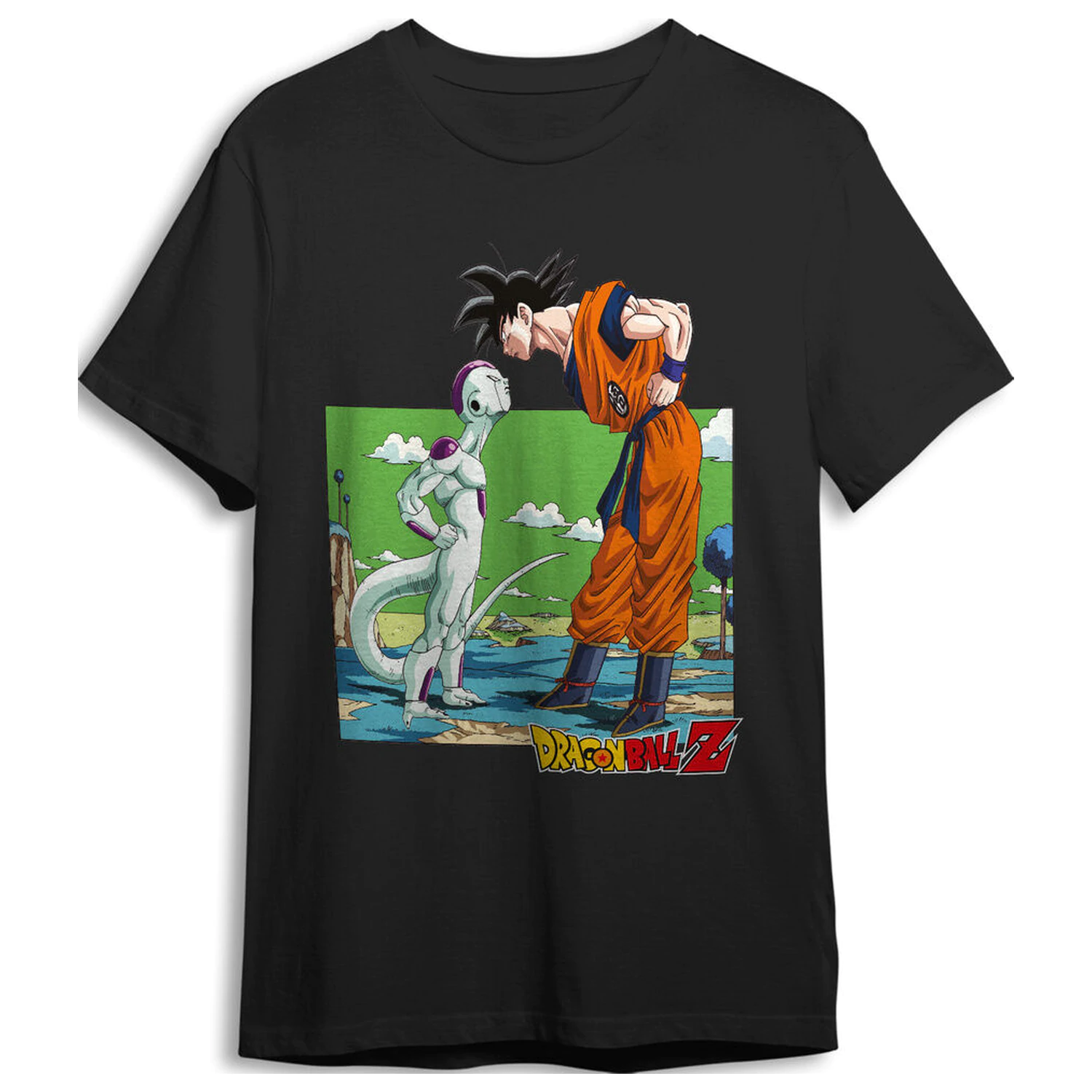 Dragon Ball Z Goku vs Frieza adult t-shirt  product photo