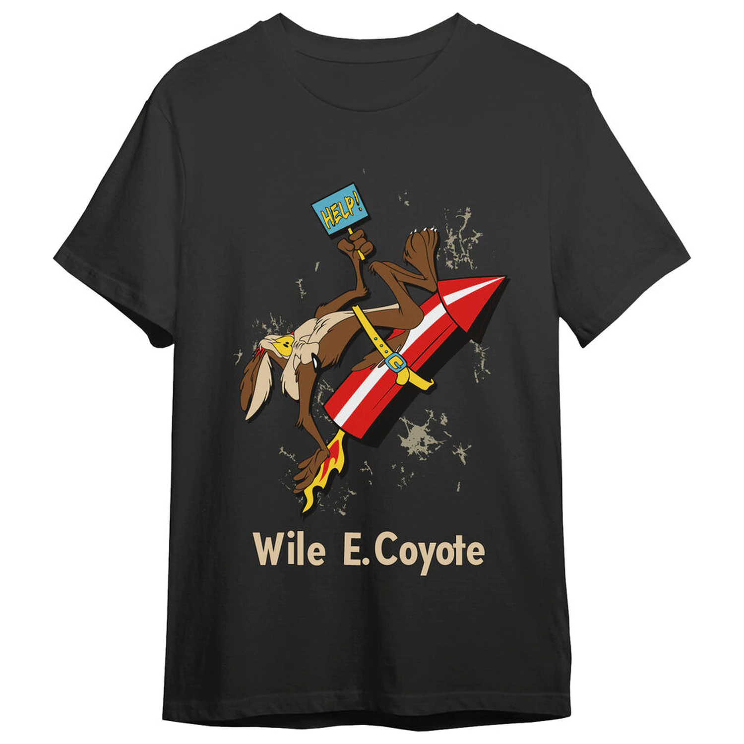 Looney Tunes Coyote Rocket adult t-shirt  product photo