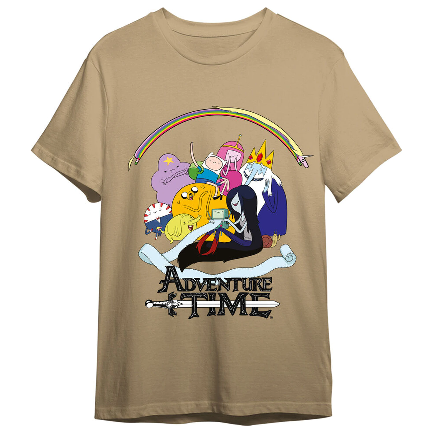 Adventure Time Characters adult t-shirt  product photo