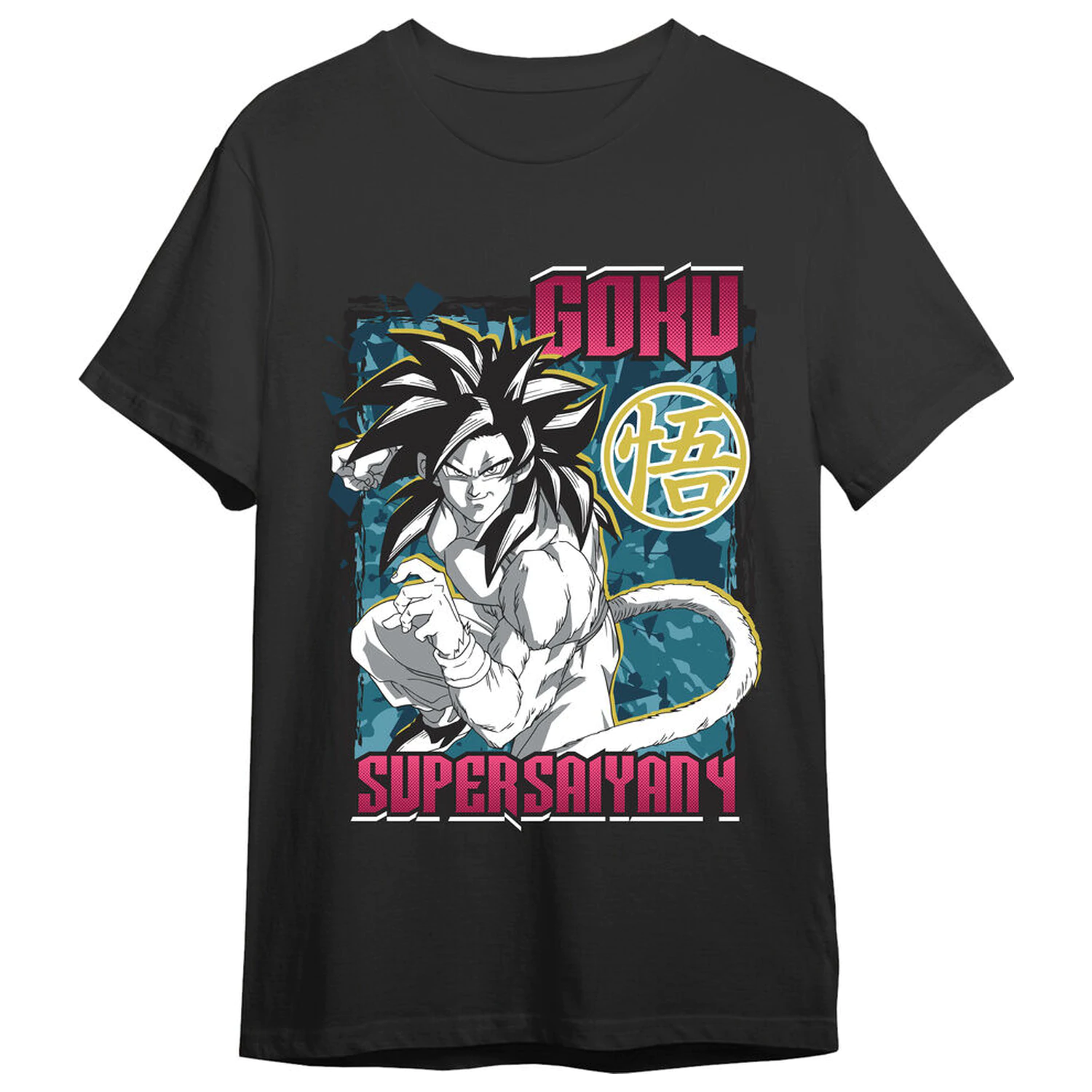 Dragon Ball GT Goku Super Saiyan 4 adult t-shirt  product photo