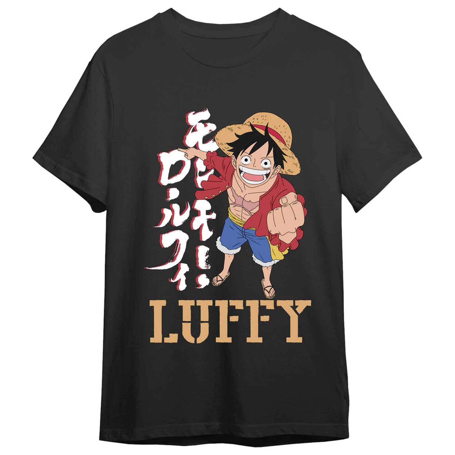 One Piece Monkey D. Luffy Smile adult t-shirt  product photo