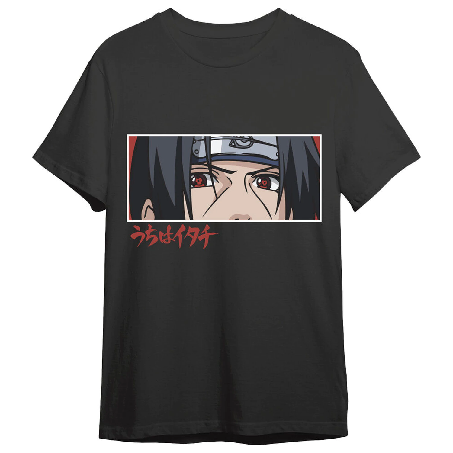 Naruto Shippuden Itachi Eyes adult t-shirt  product photo