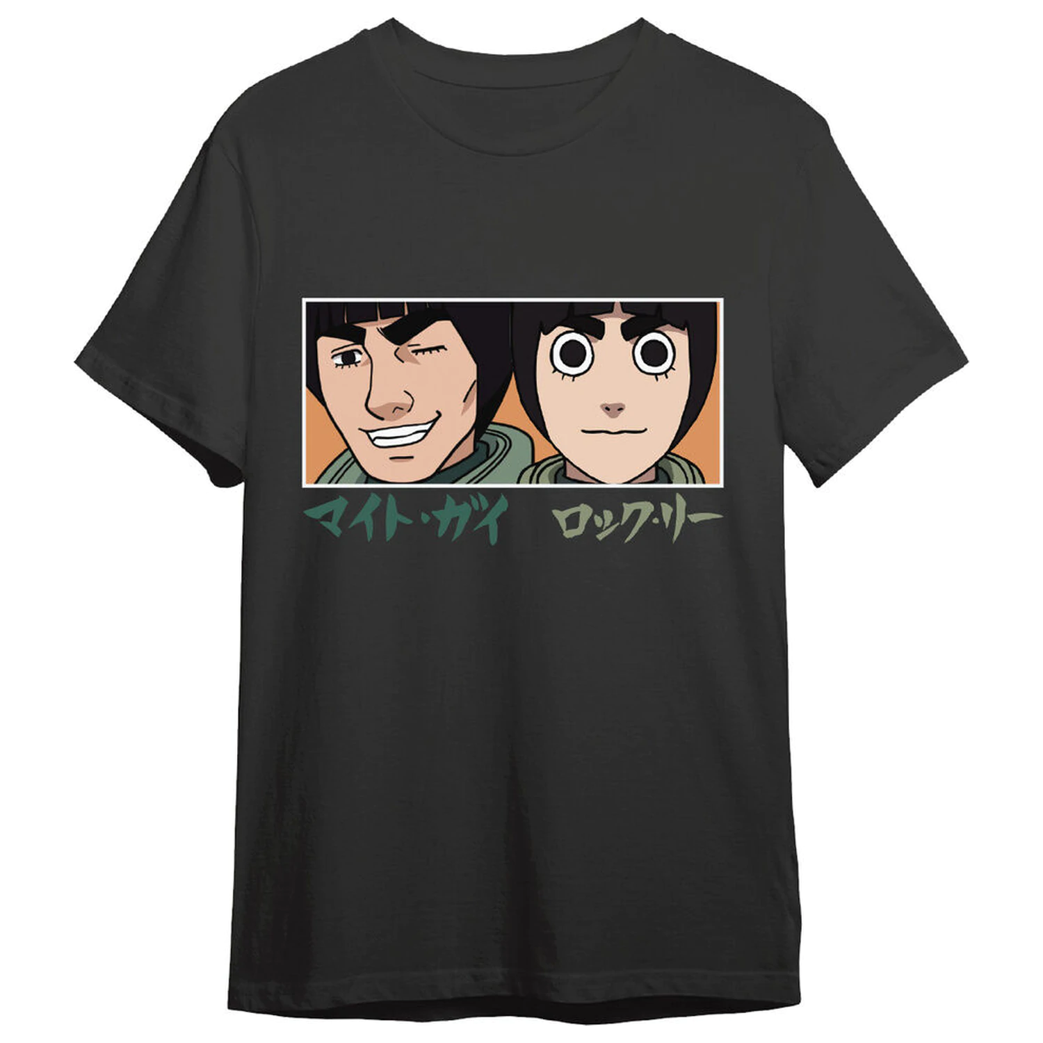 Naruto Shippuden Guy Sensei & Rock Lee Eyes adult t-shirt  product photo