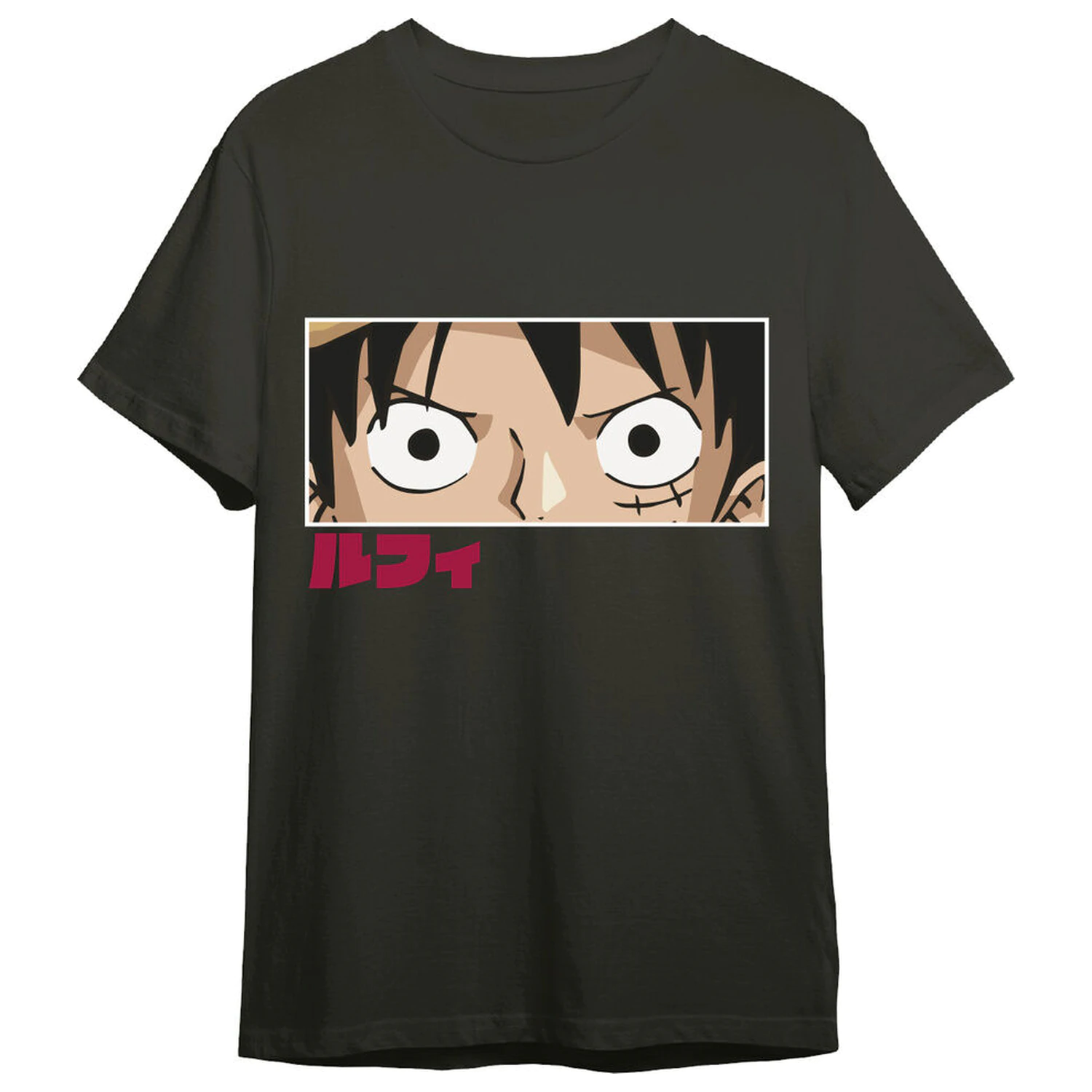 One Piece Monkey D. Luffy Eyes adult t-shirt product photo
