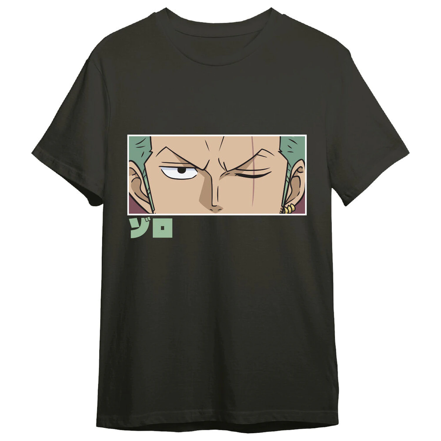 One Piece Roronoa Zoro Eyes adult t-shirt product photo