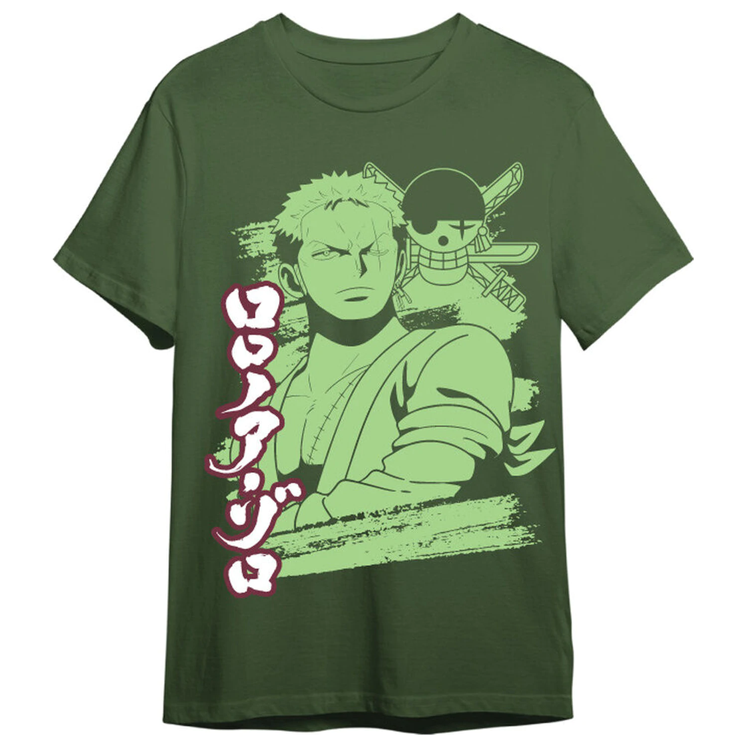 One Piece Roronoa Zoro adult t-shirt  product photo