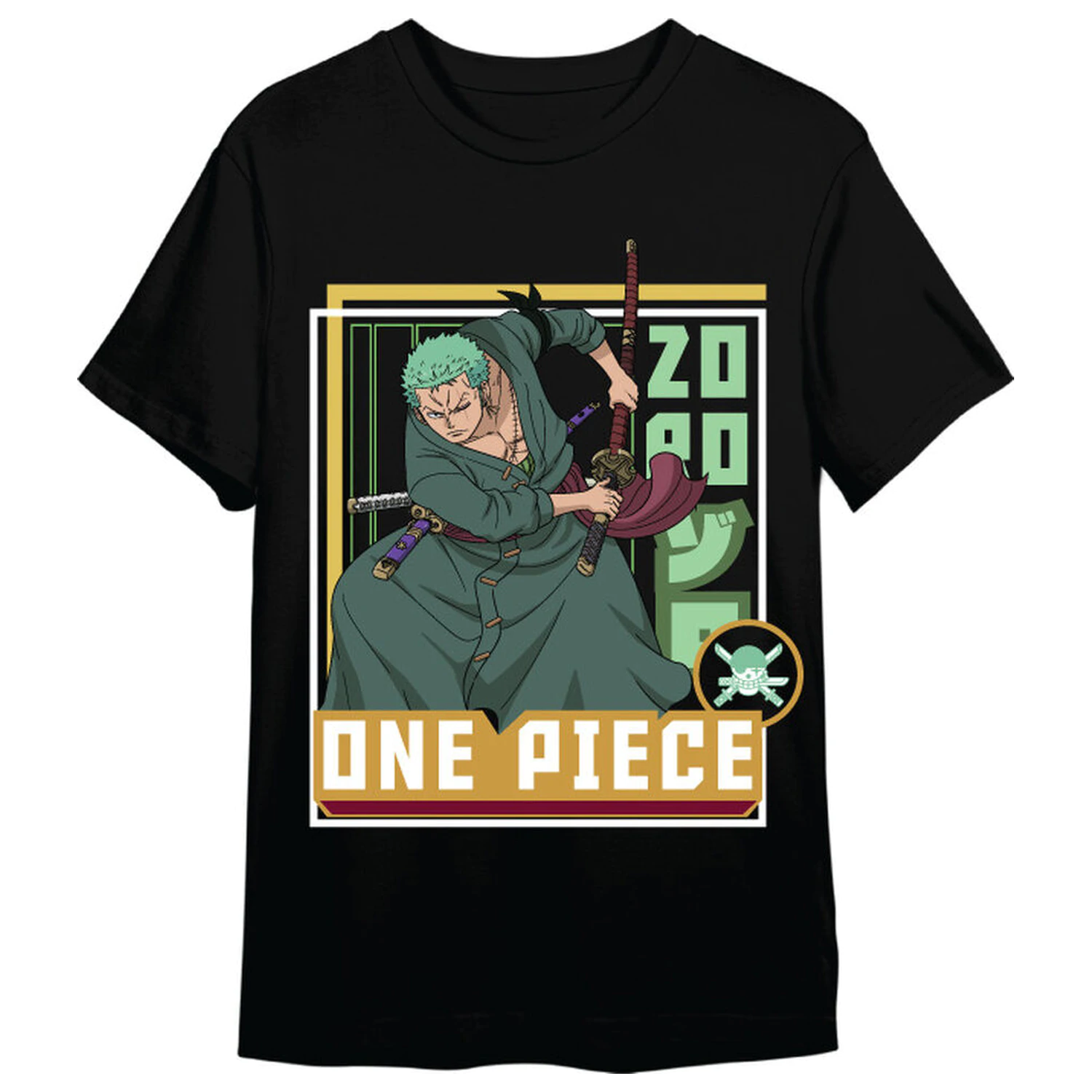 One Piece Roronoa Zoro adult t-shirt  product photo