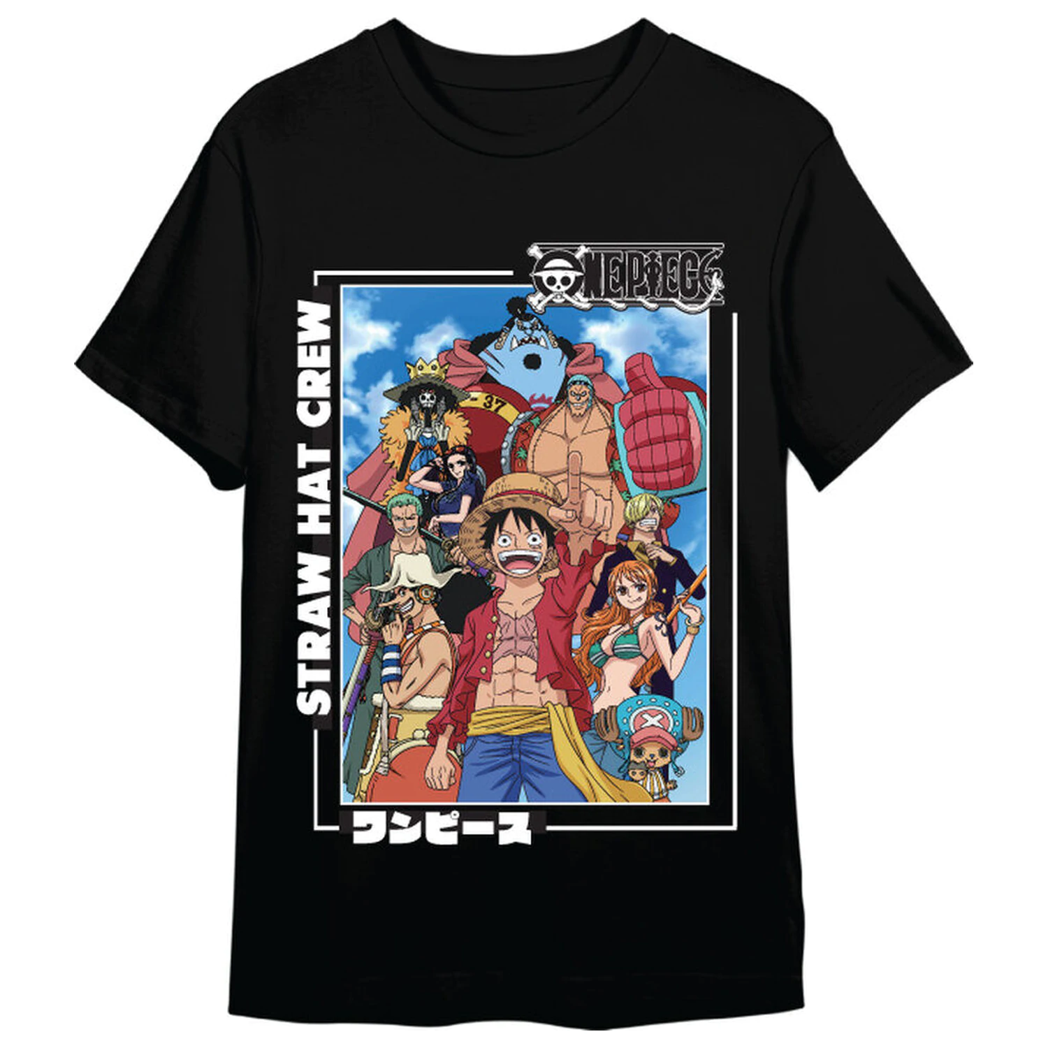 One Piece Straw Hat Crew adult t-shirt  product photo