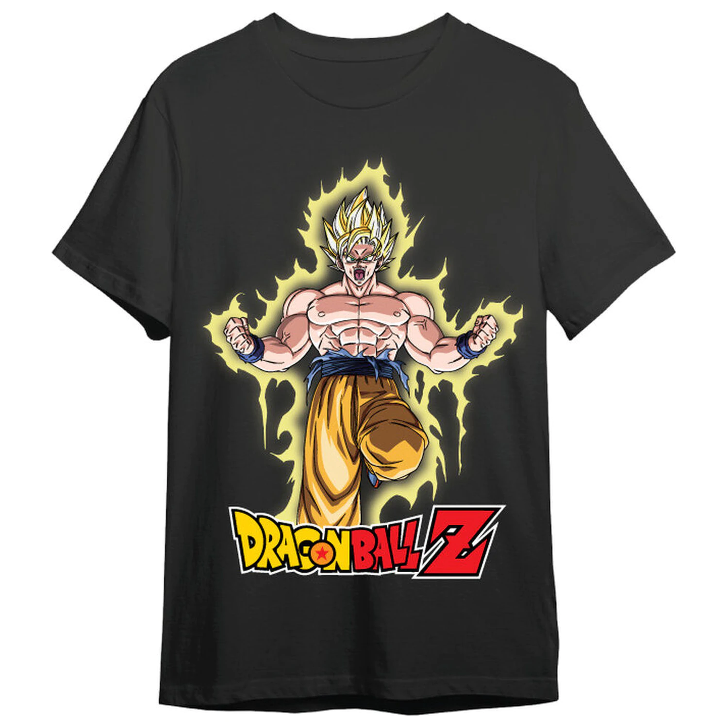 Dragon Ball Z Goku Super Saiyan adult t-shirt  product photo