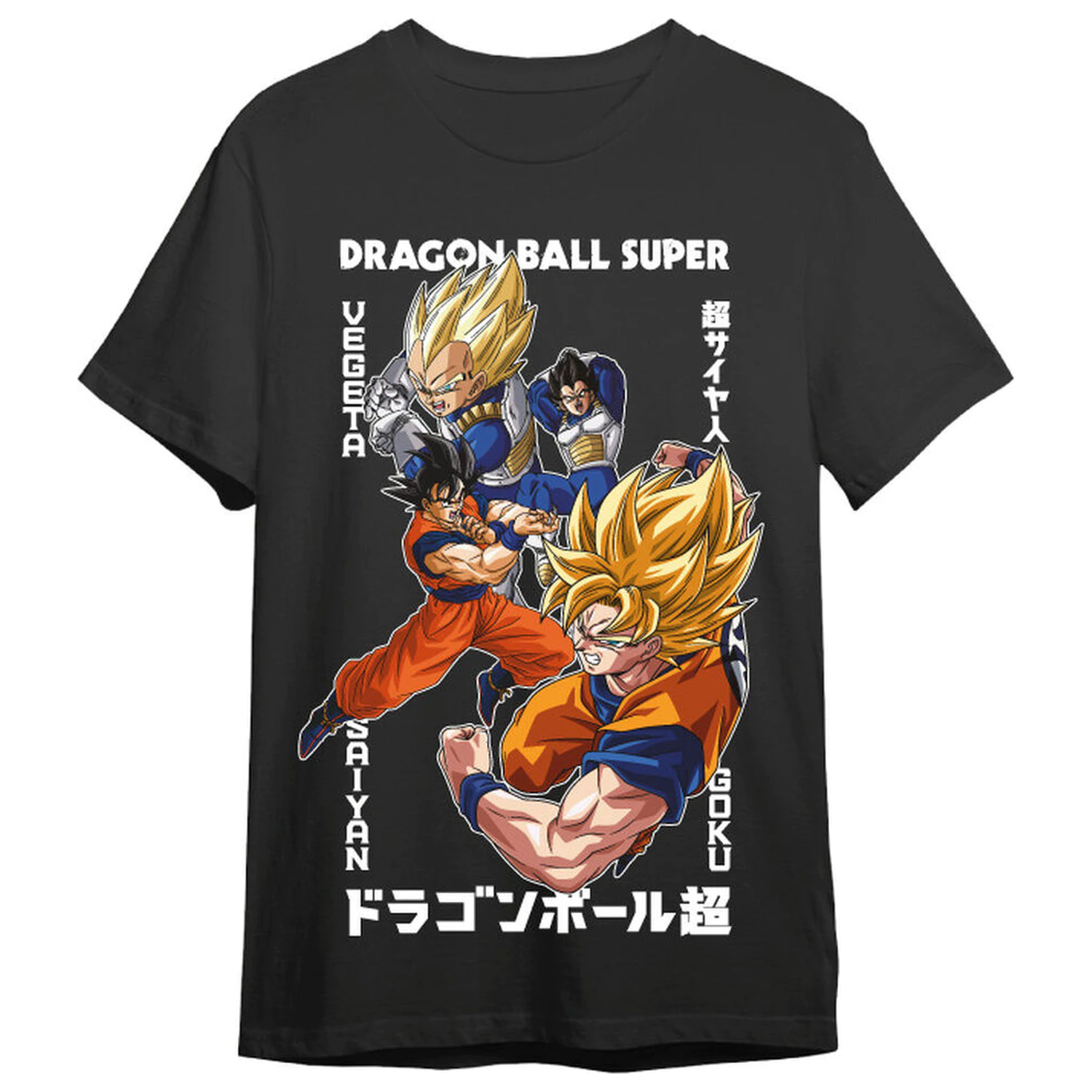 Dragon Ball Super Vegeta & Goku adult t-shirt  product photo