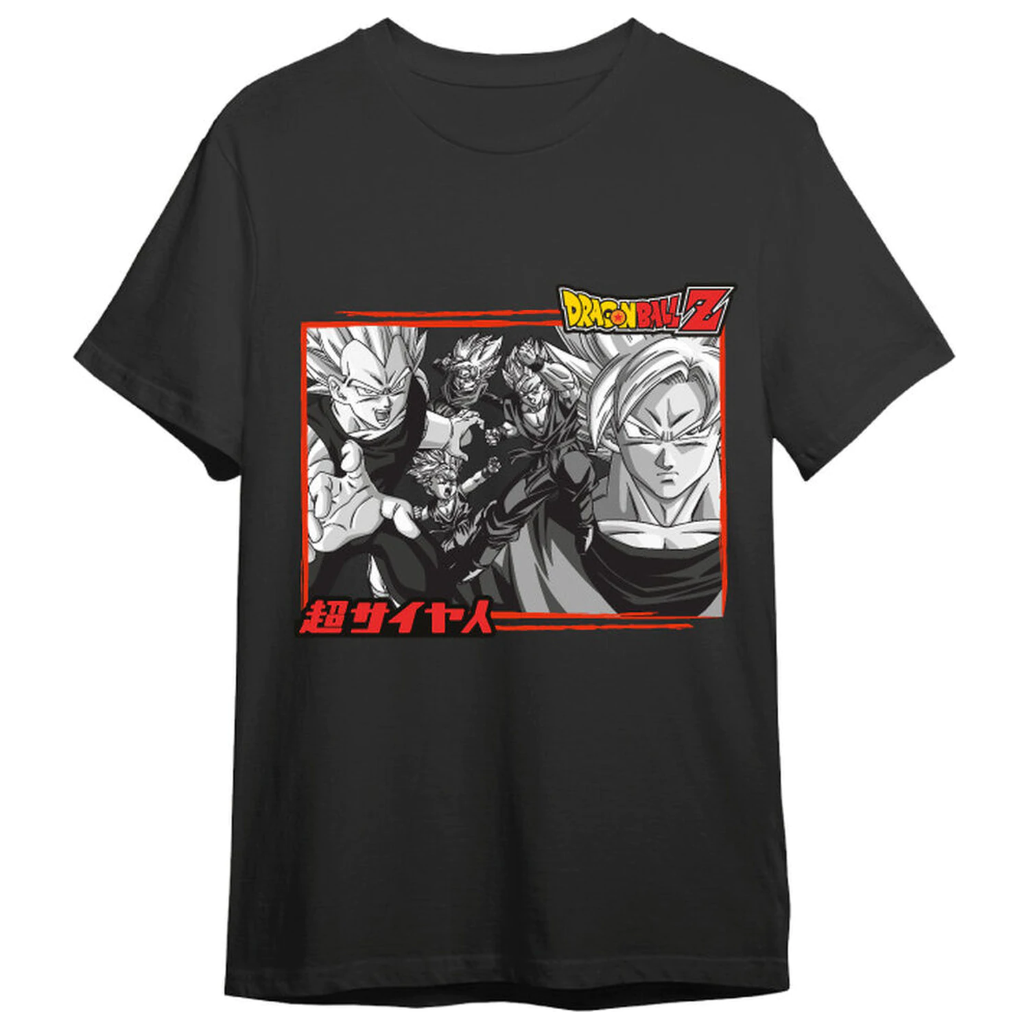Dragon Ball Z Saiyans adult t-shirt  product photo