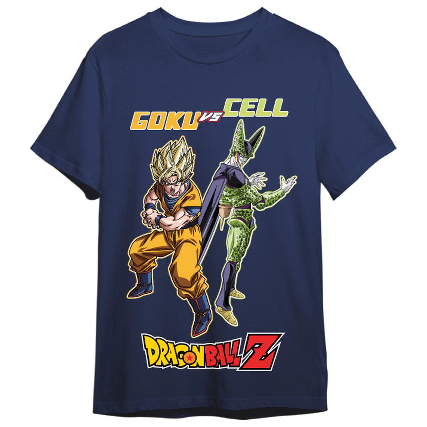 Dragon Ball Z Goku vs Cell adult t-shirt  product photo