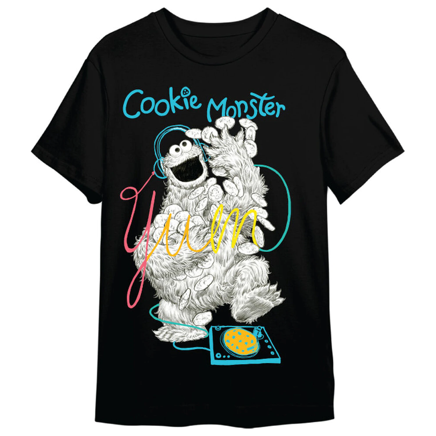 Sesame Street Triki Cookie Monster adult t-shirt  product photo