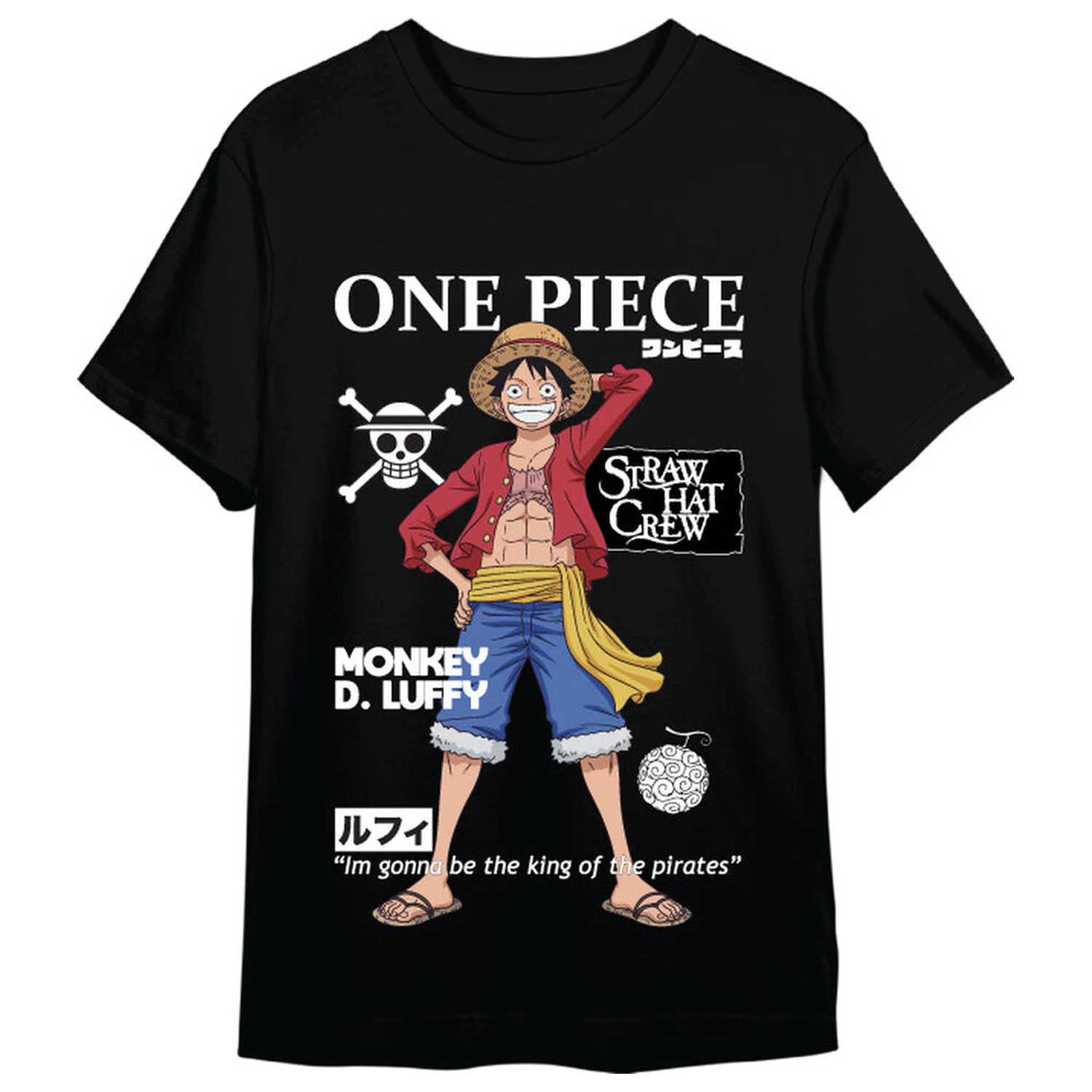 One Piece Monkey D. Luffy adult t-shirt product photo