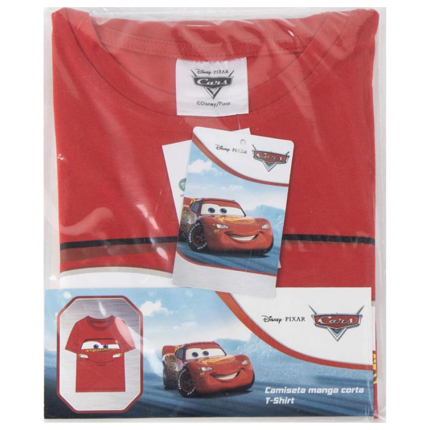 Disney Cars Red children's short sleeve T-shirt, top  product photo