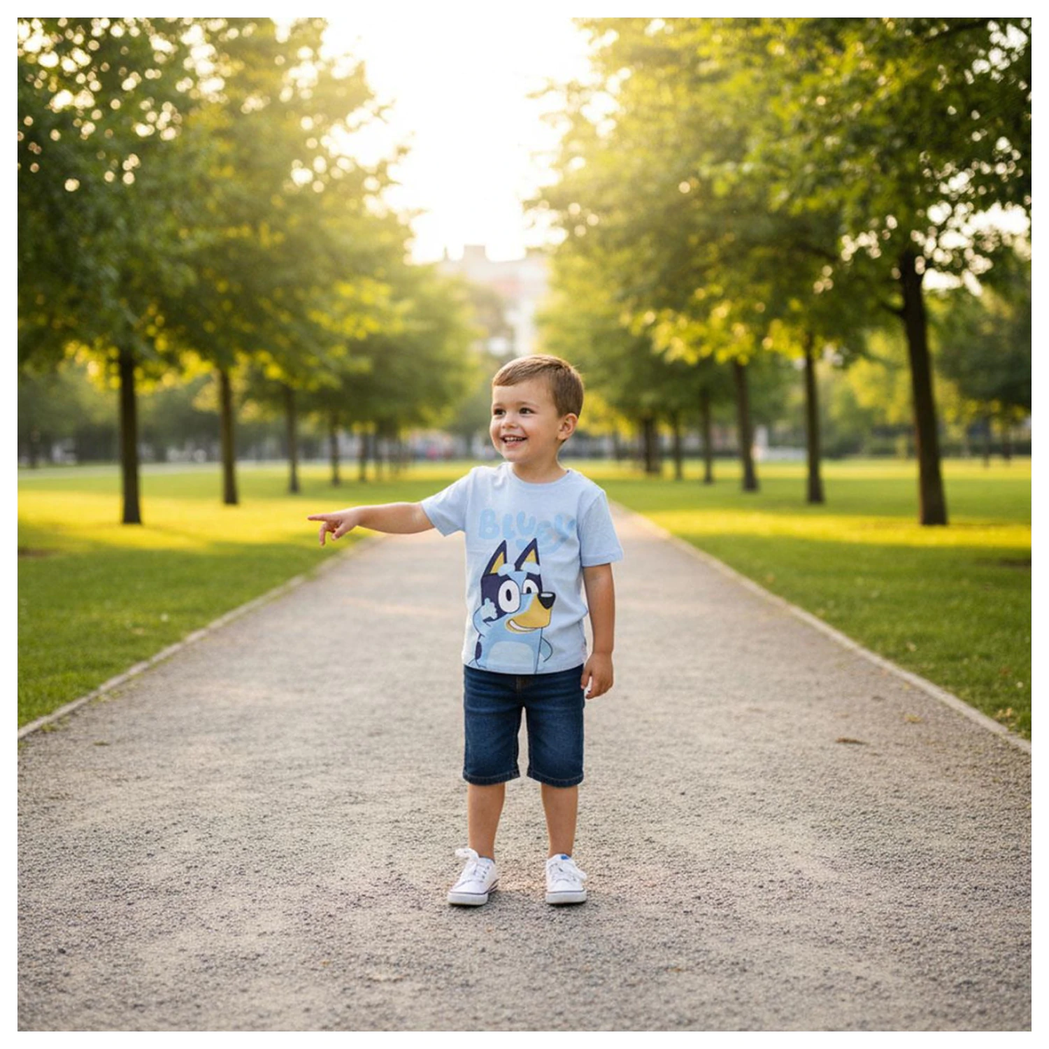 Bluey Smile Kids' Short T-Shirt, Top  product photo