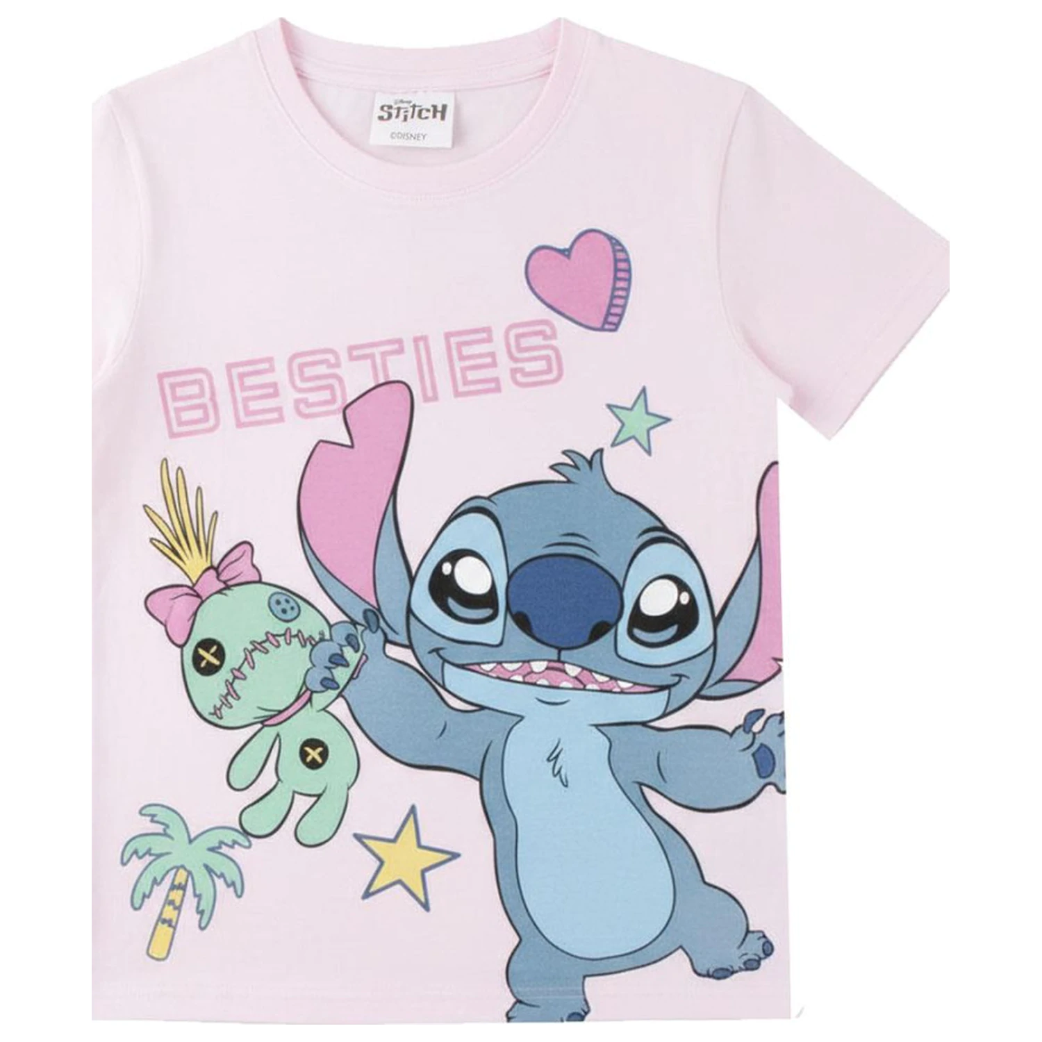 Stitch Besties kids' short-sleeve T-shirt, top product photo