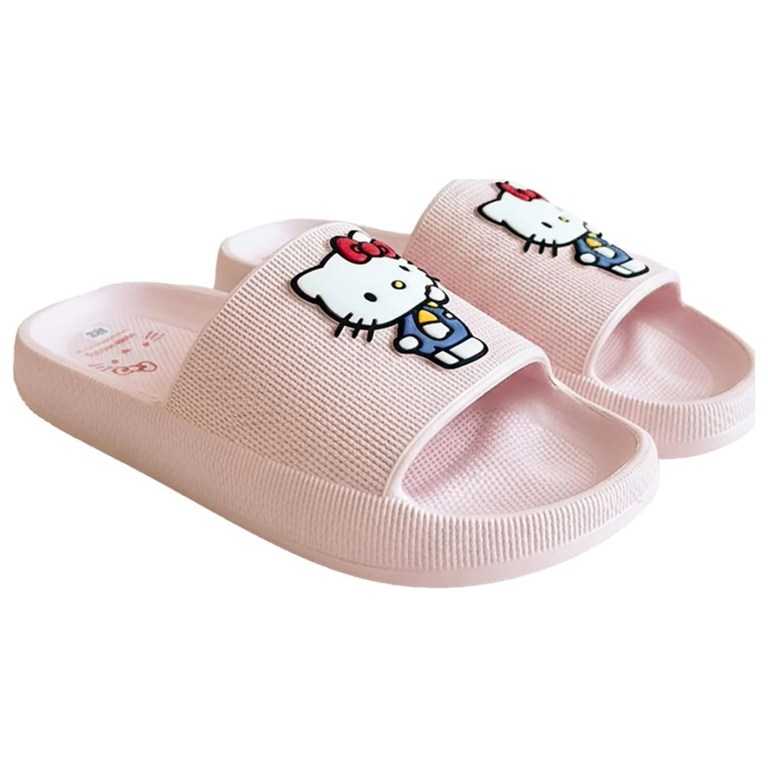 Hello Kitty Blue Dress Adult Slippers  product photo