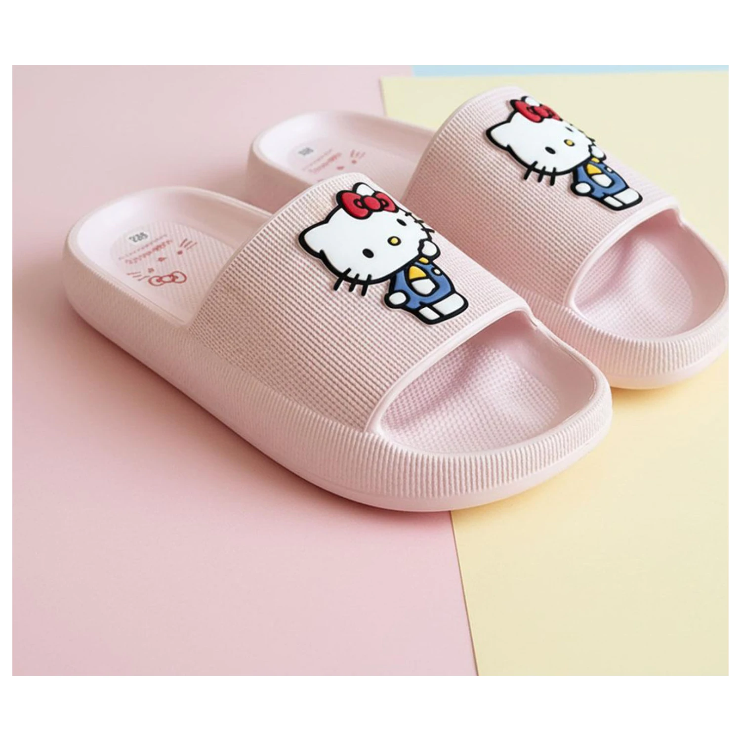 Hello Kitty Blue Dress Adult Slippers  product photo