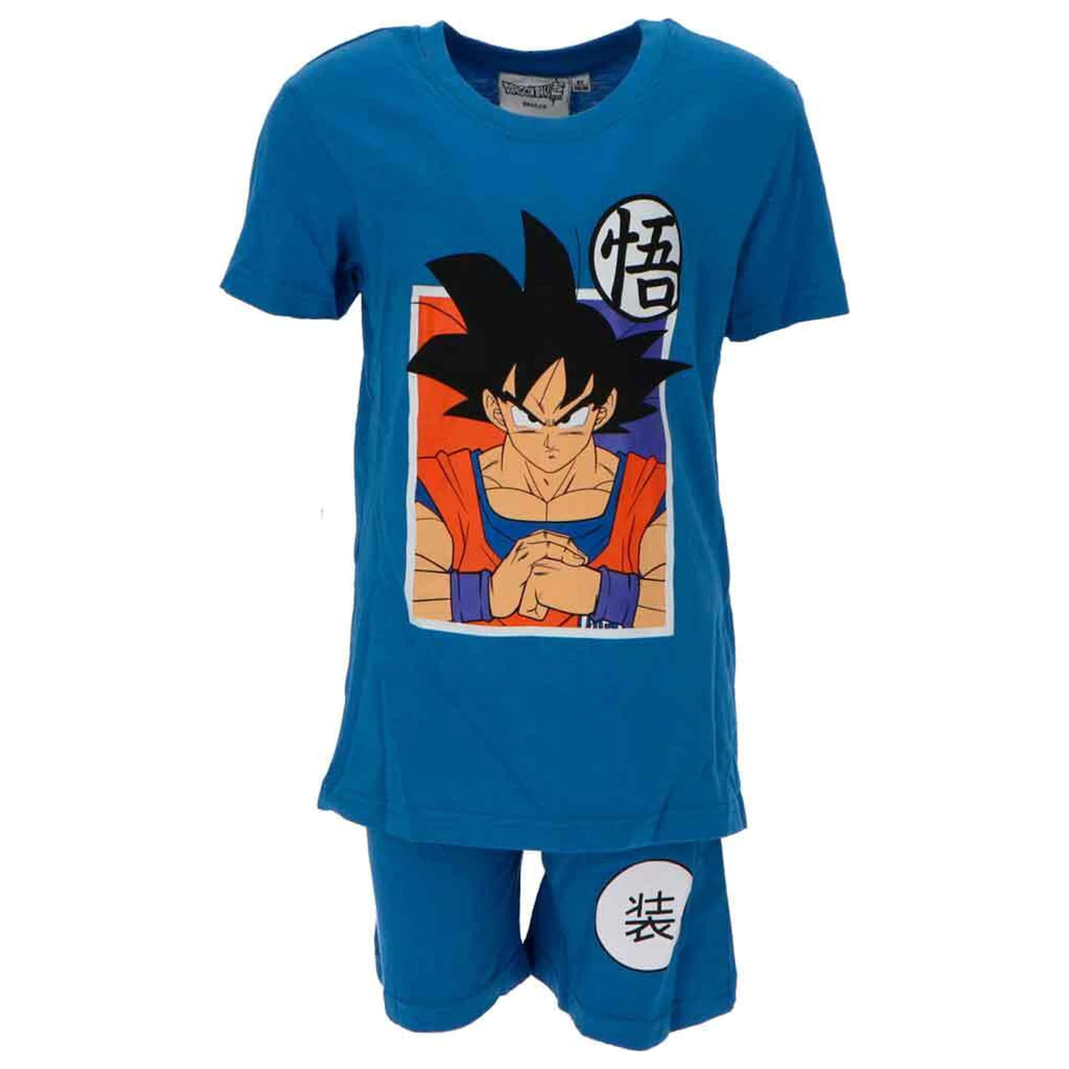 Dragon Ball Super Saiyan Blue Kids Short Pajamas  product photo