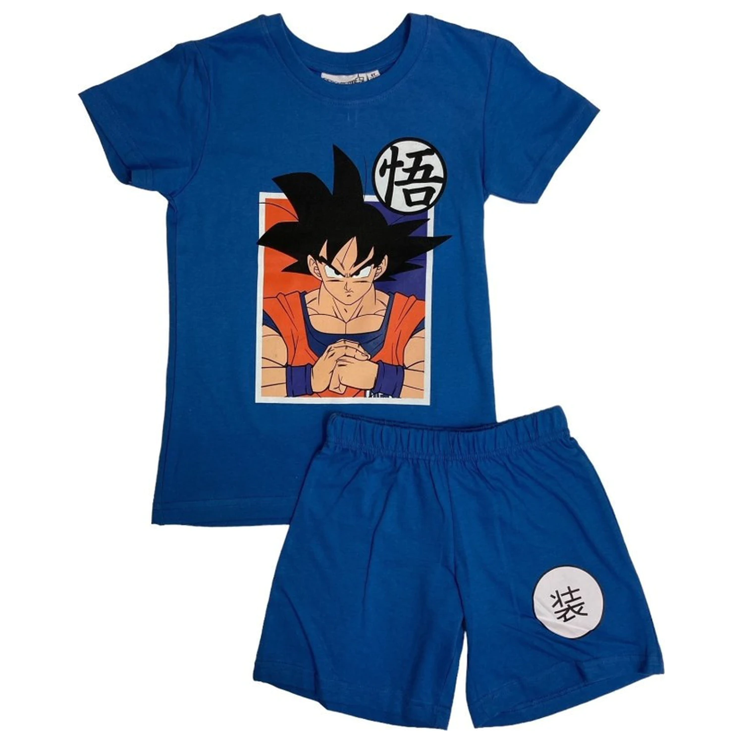 Dragon Ball Super Saiyan Blue Kids Short Pajamas  product photo