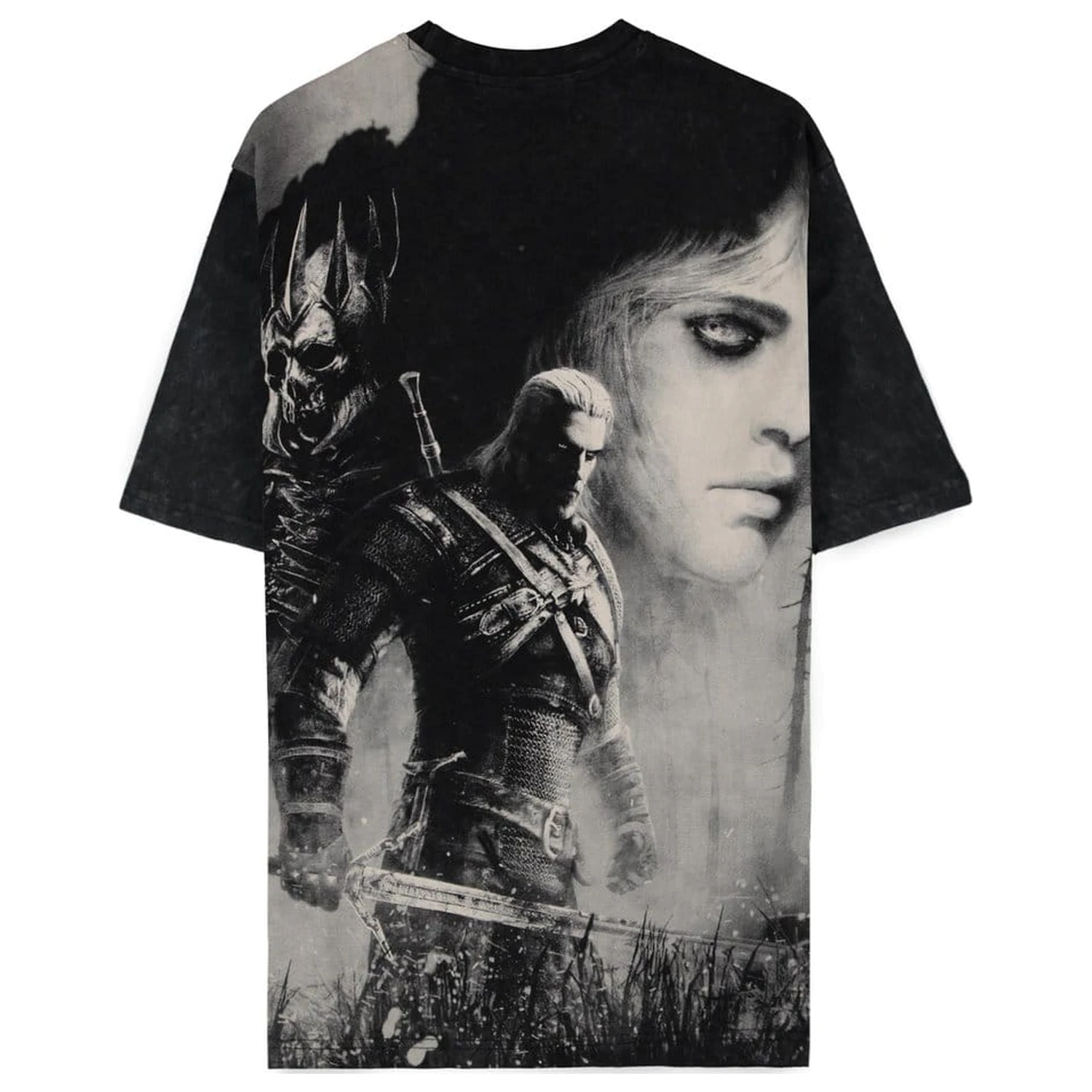 The Witcher T-Shirt Geralt and Yennefer  product photo