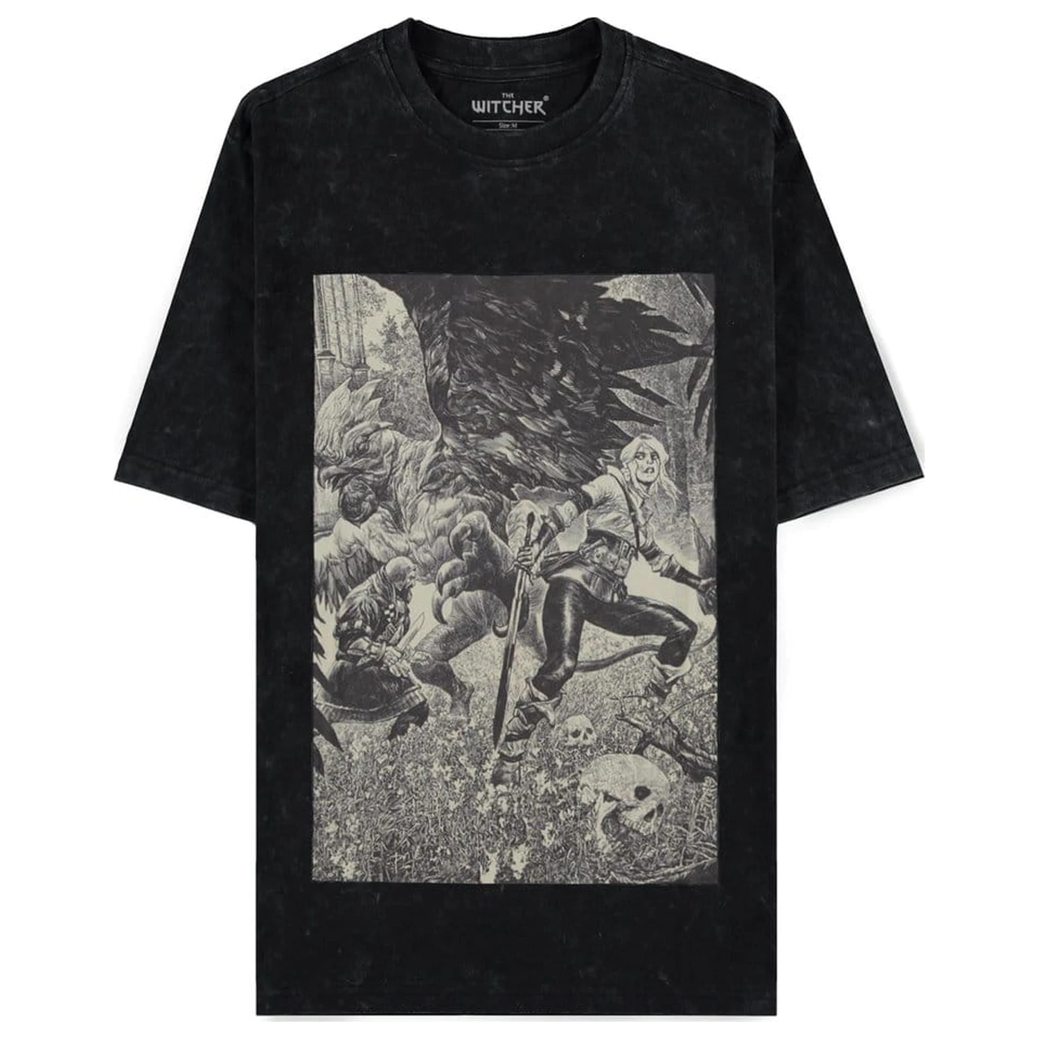 The Witcher T-Shirt Ciri and the Basilisk product photo