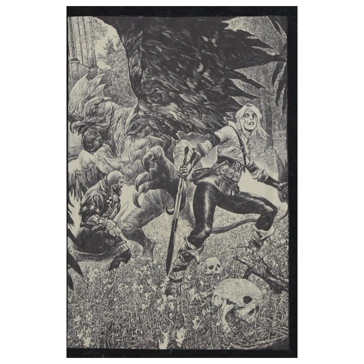 The Witcher T-Shirt Ciri and the Basilisk product photo