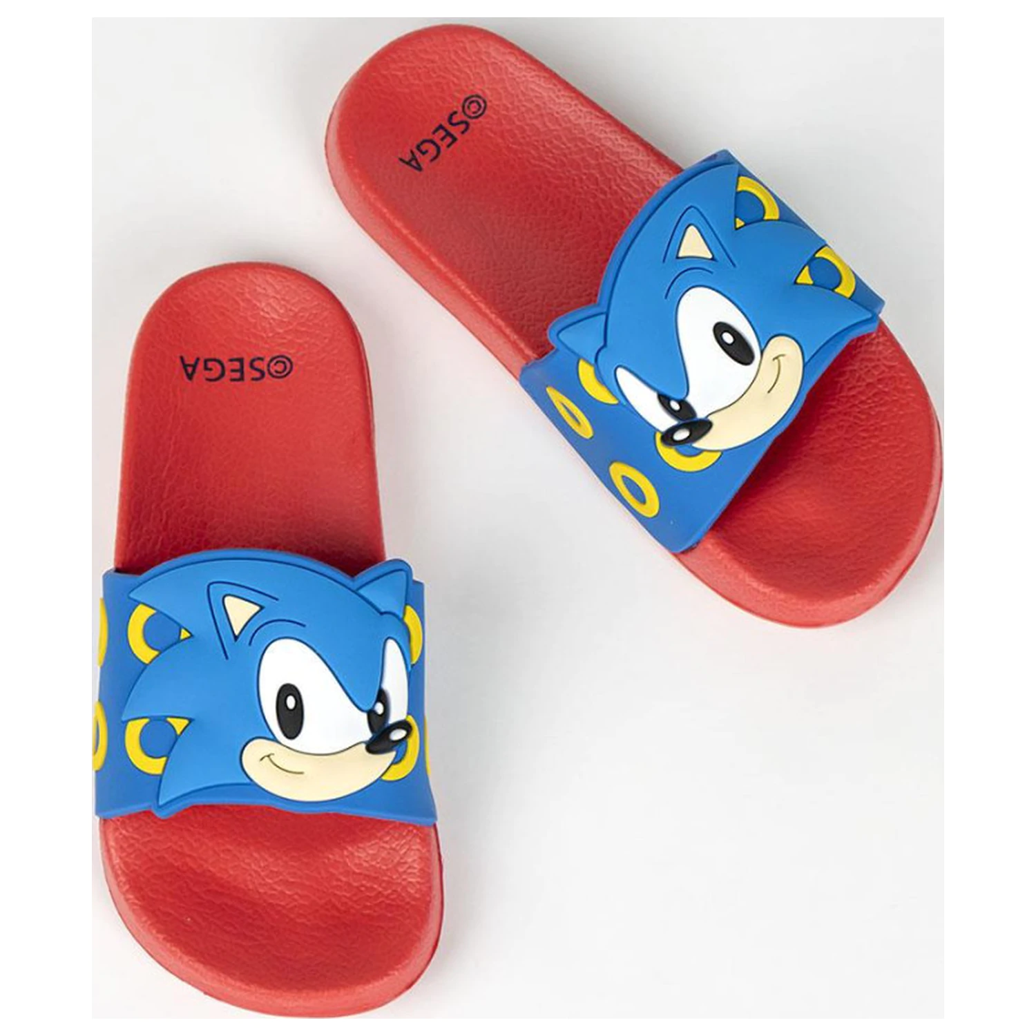 Sonic the Hedgehog Rings Kids' Slippers product photo