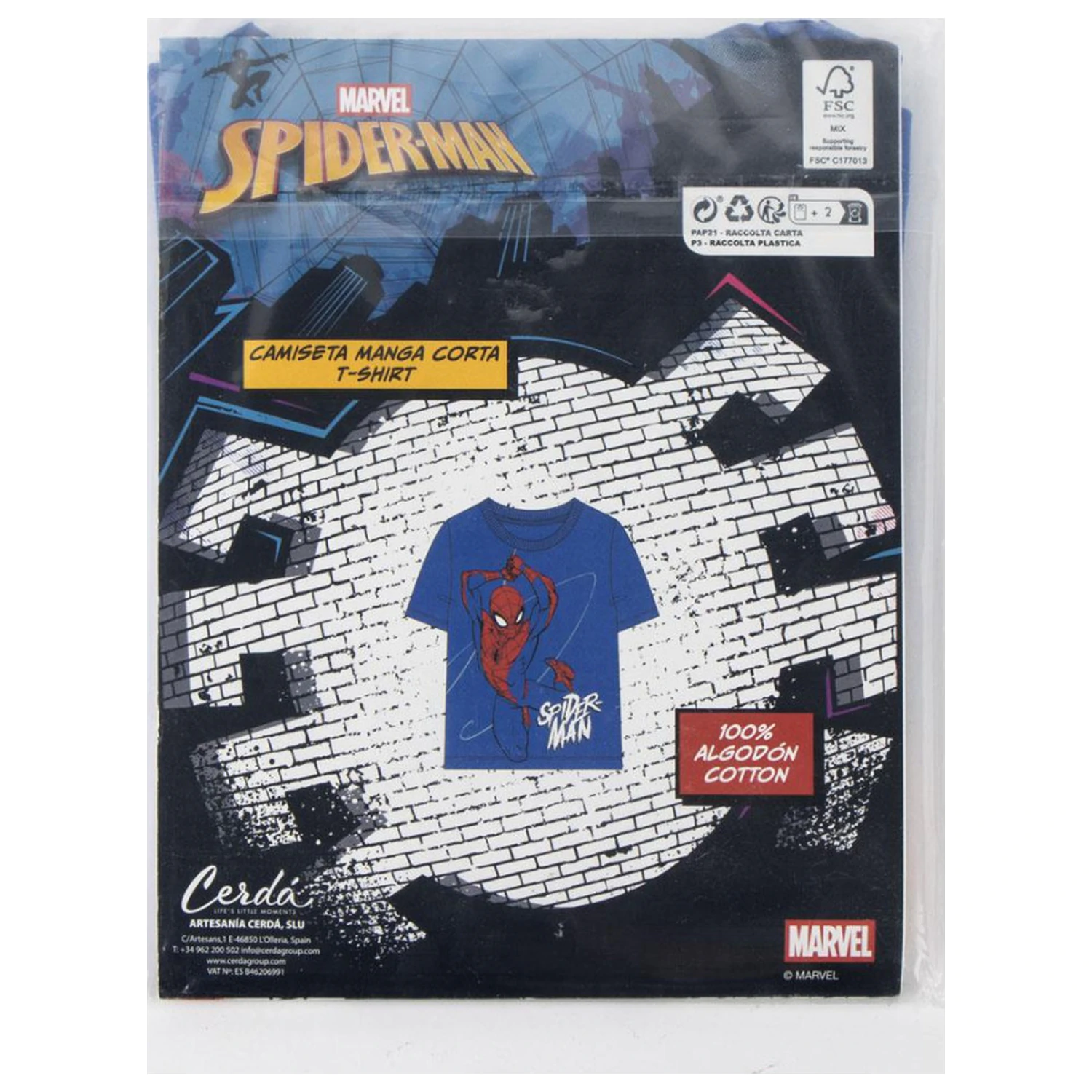 Spider-Man Tour Kids Short T-shirt Top  product photo