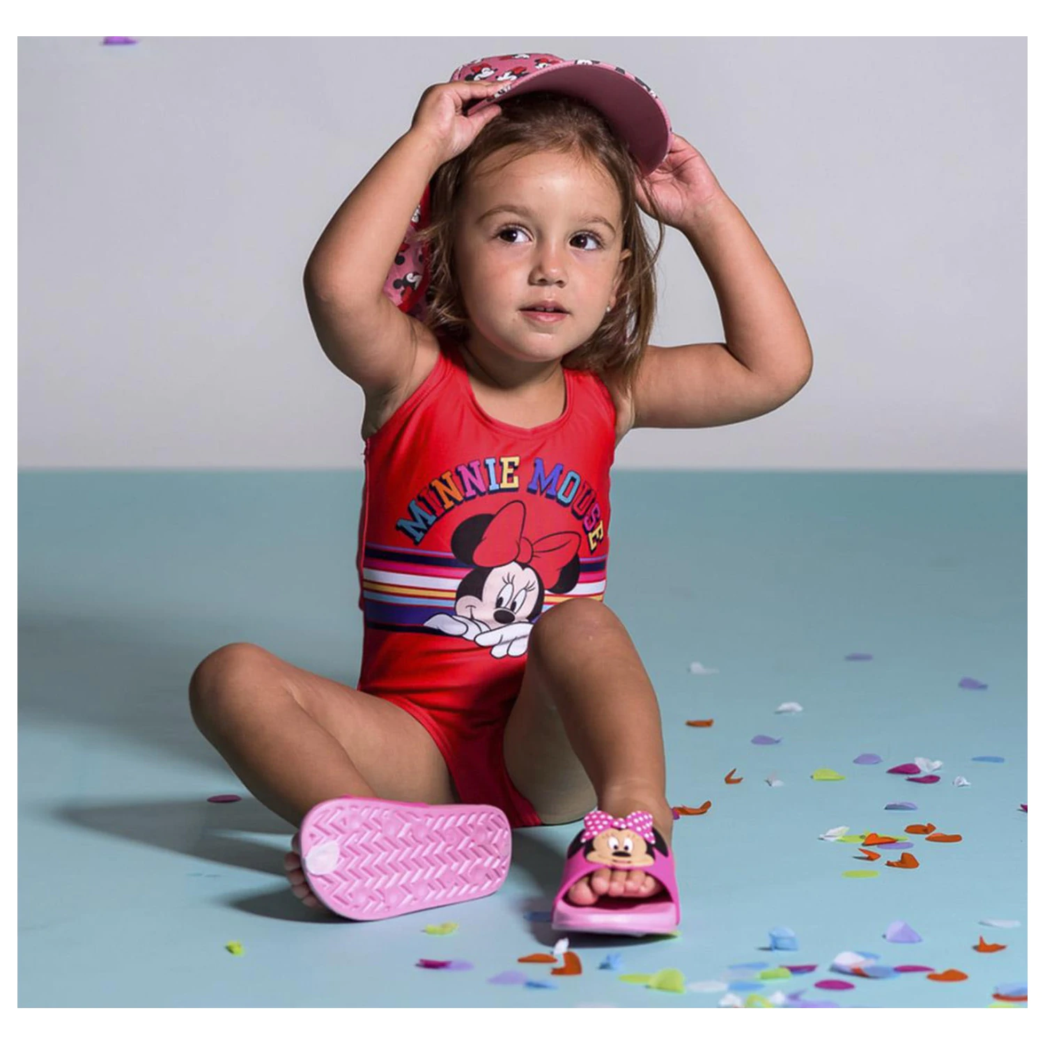 Disney Minnie Pink 3D Kids Slippers product photo
