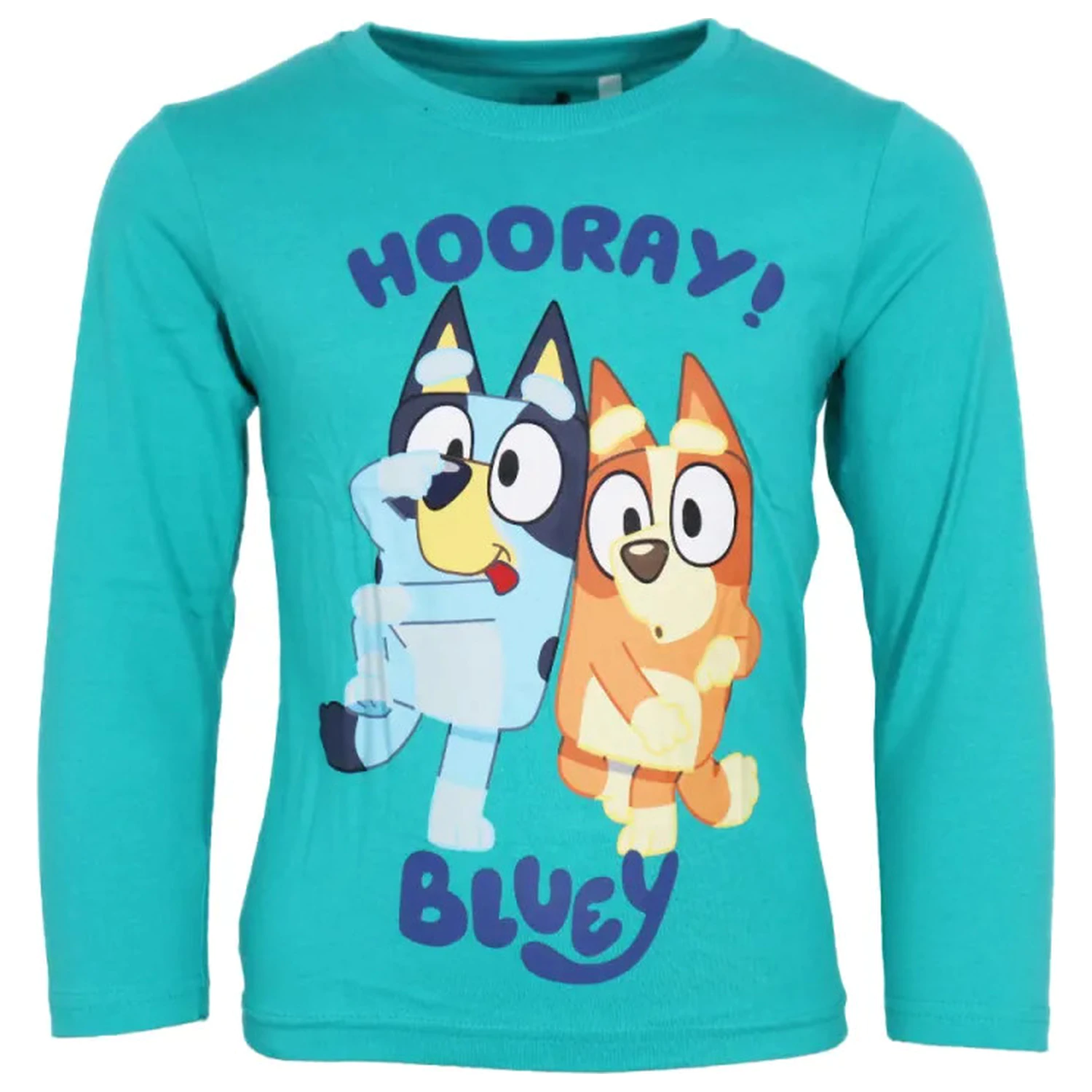 Bluey Hooray! Blue kids long sleeve t-shirt, top  product photo