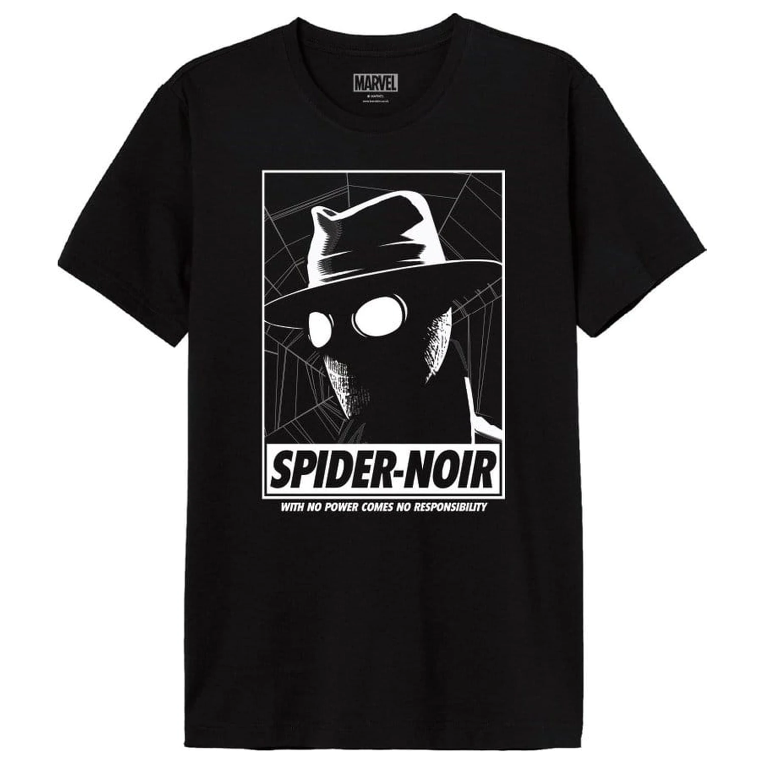 Marvel T-Shirt Spider-Noir Red Banner Cover  product photo