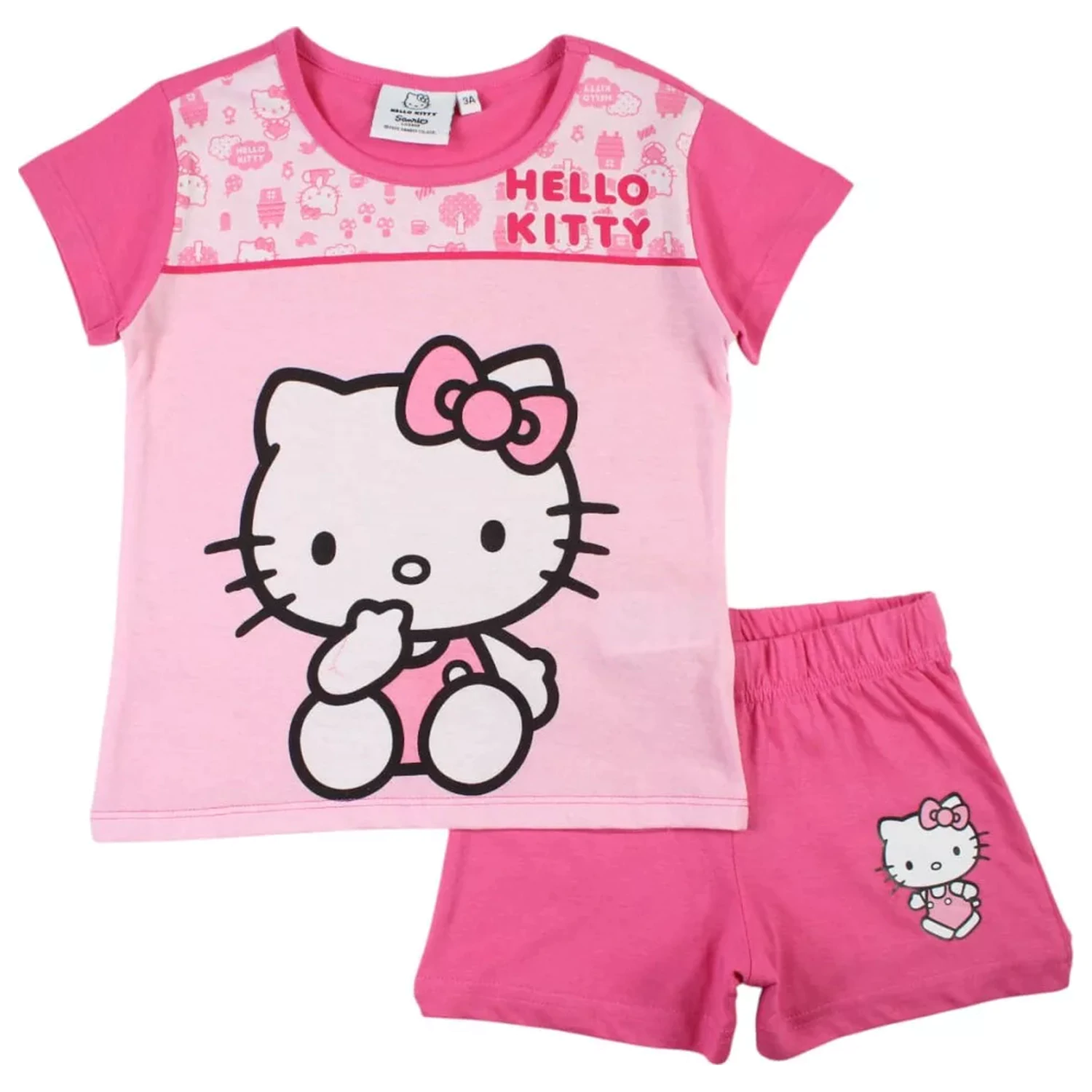 Hello Kitty Cutie Pink children's short pyjamas  product photo