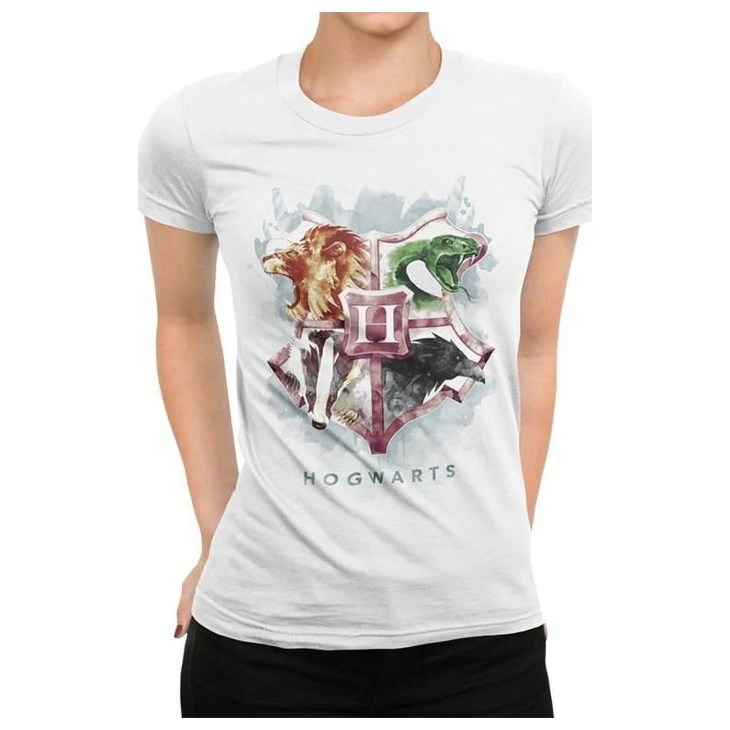 Harry Potter T-Shirt Water Colour Crest product photo