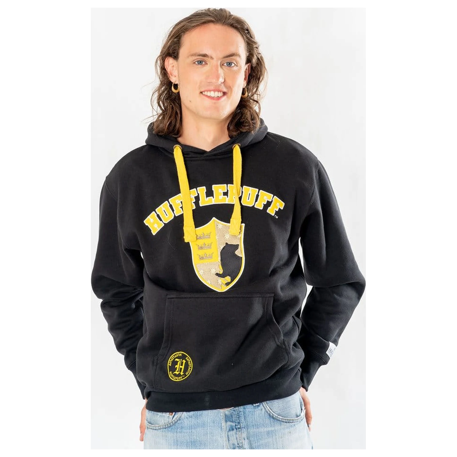 Harry Potter Hooded Sweater Hufflepuff Deluxe  product photo
