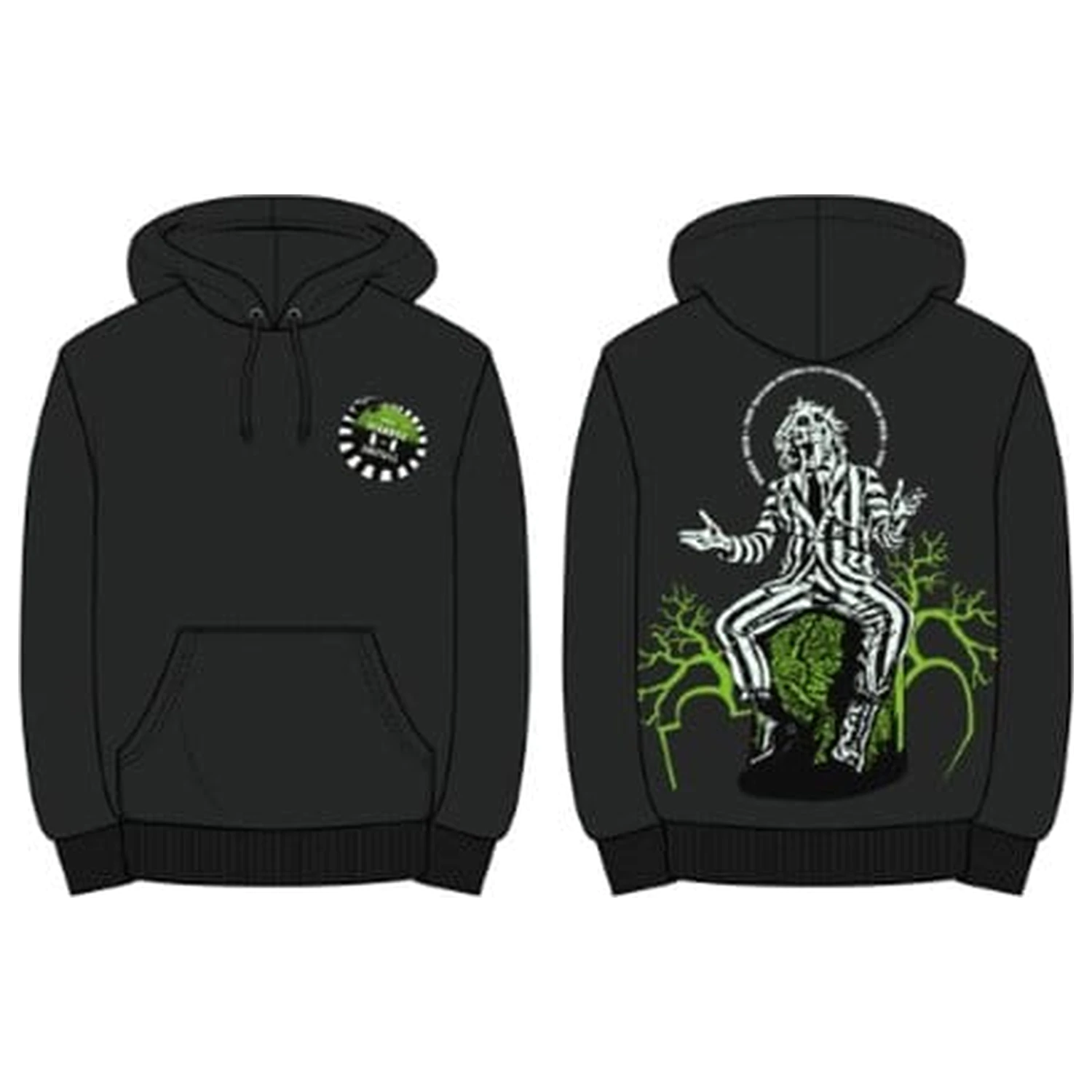 Beetlejuice Hooded Sweater Front Back World Tour  product photo