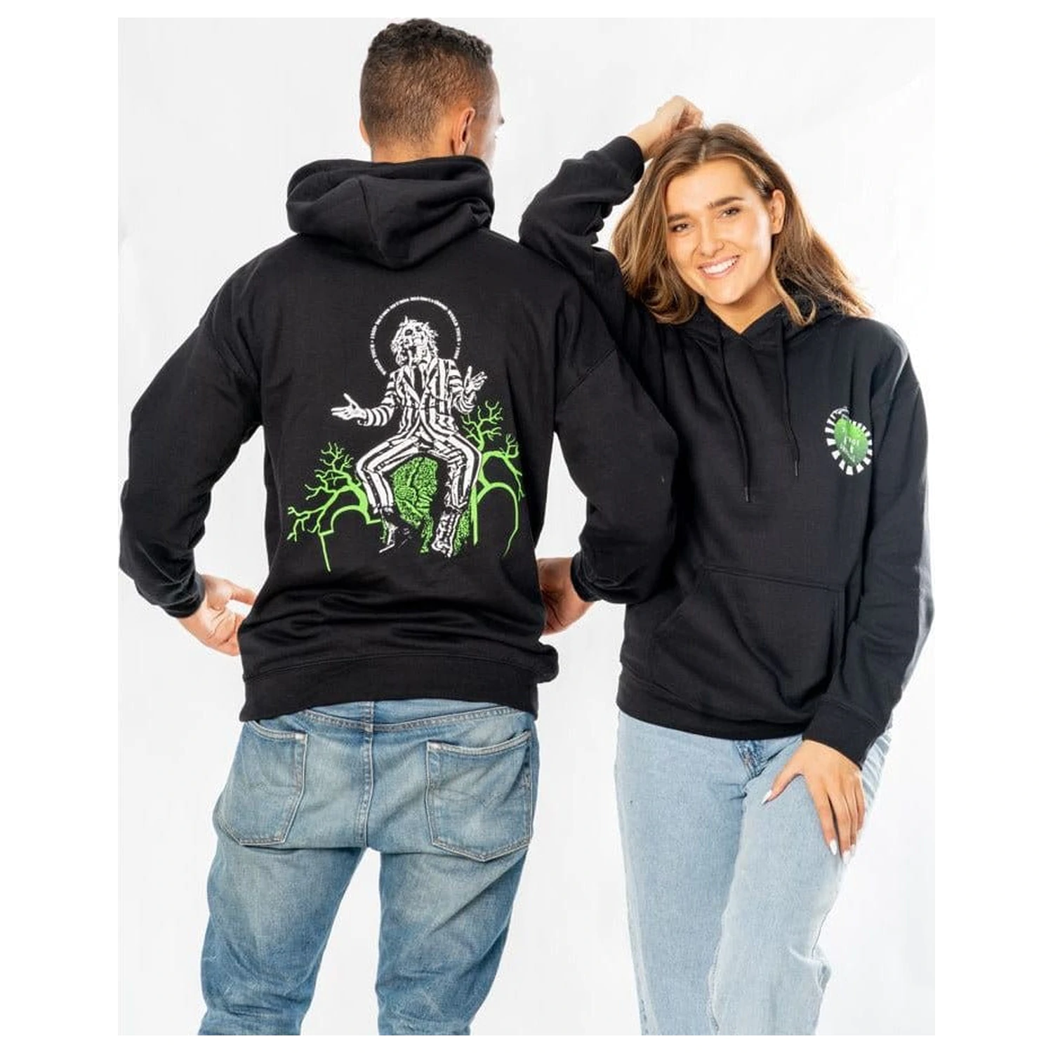Beetlejuice Hooded Sweater Front Back World Tour  product photo