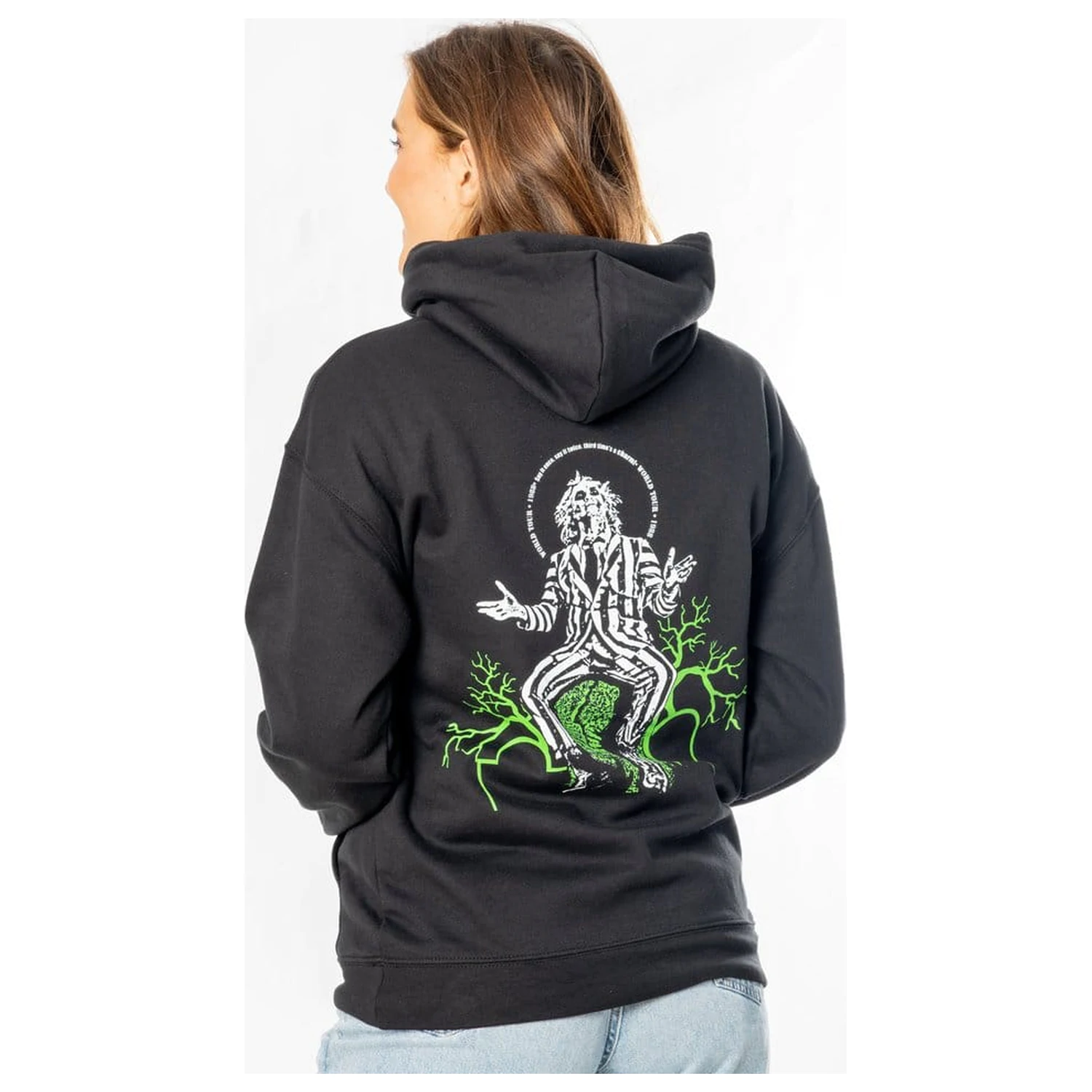 Beetlejuice Hooded Sweater Front Back World Tour  product photo