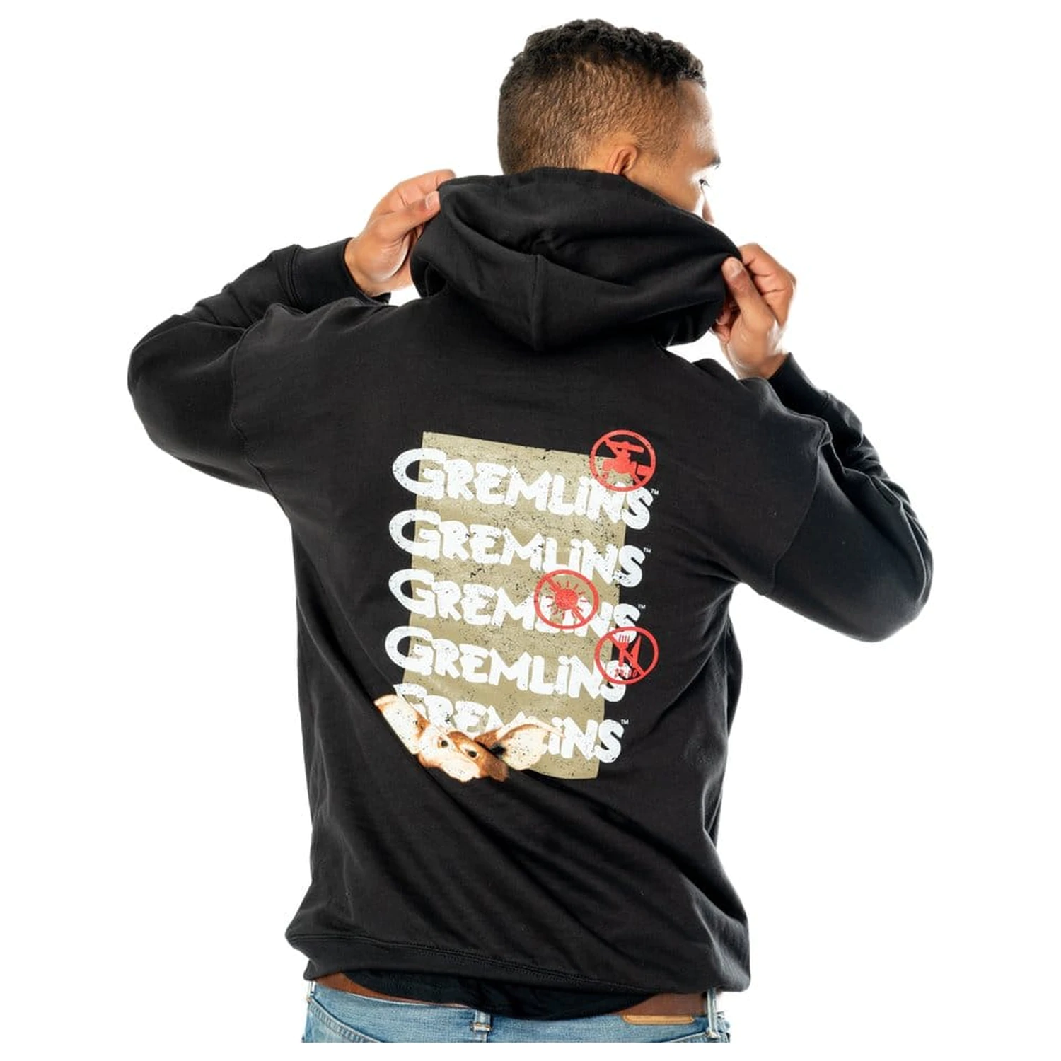 Gremlins Hooded Sweater Front Back Tear-Away  product photo