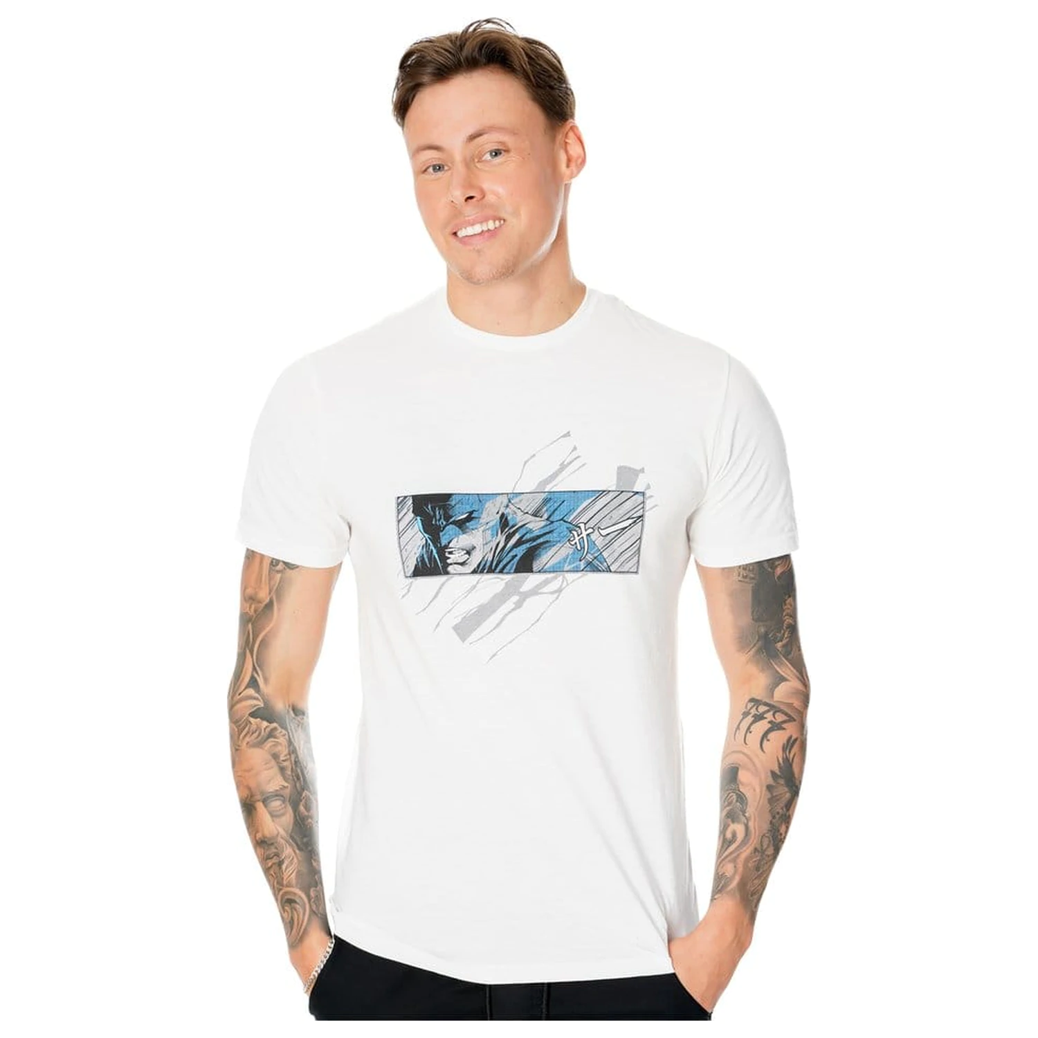 DC Comics T-Shirt Batman Manga Rip  product photo