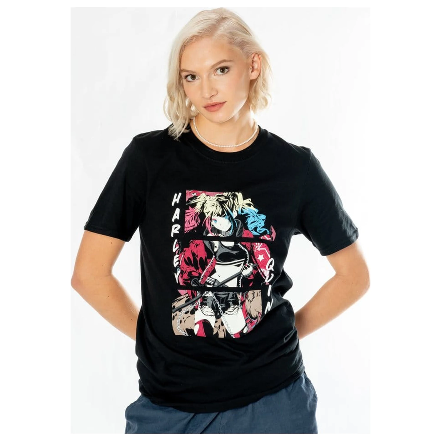 DC Comics T-Shirt Harley Quinn Anime Comic  product photo