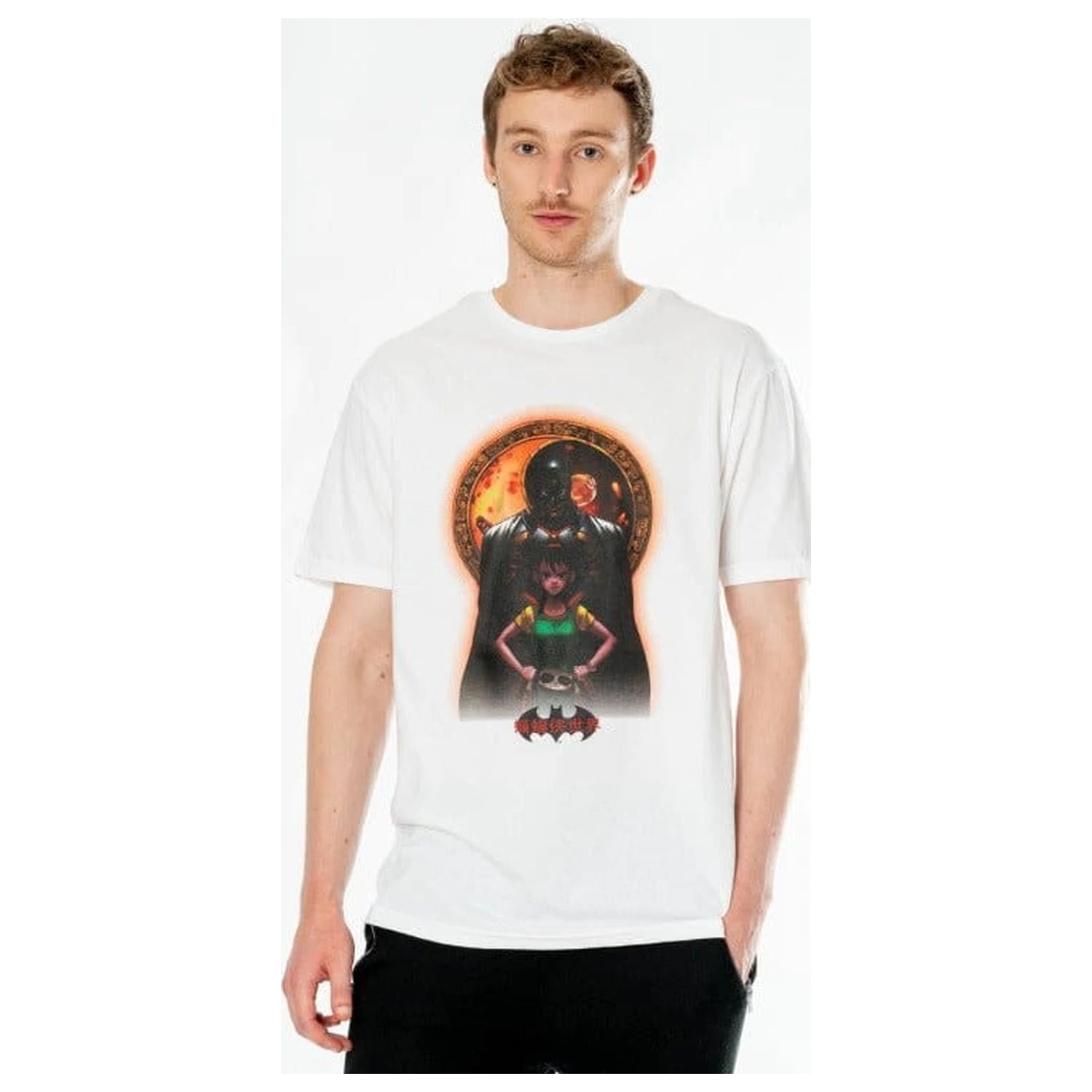 DC Comics T-Shirt Batman Anime Moon  product photo
