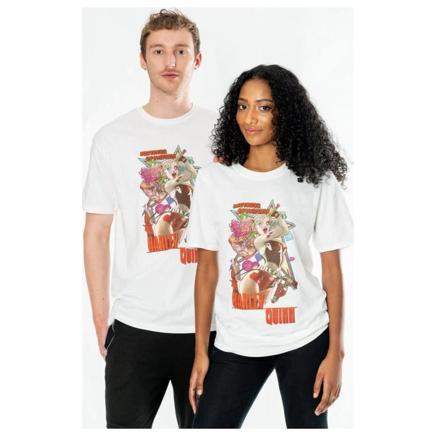 DC T-Shirt Harley Quinn Anime Mayhem  product photo