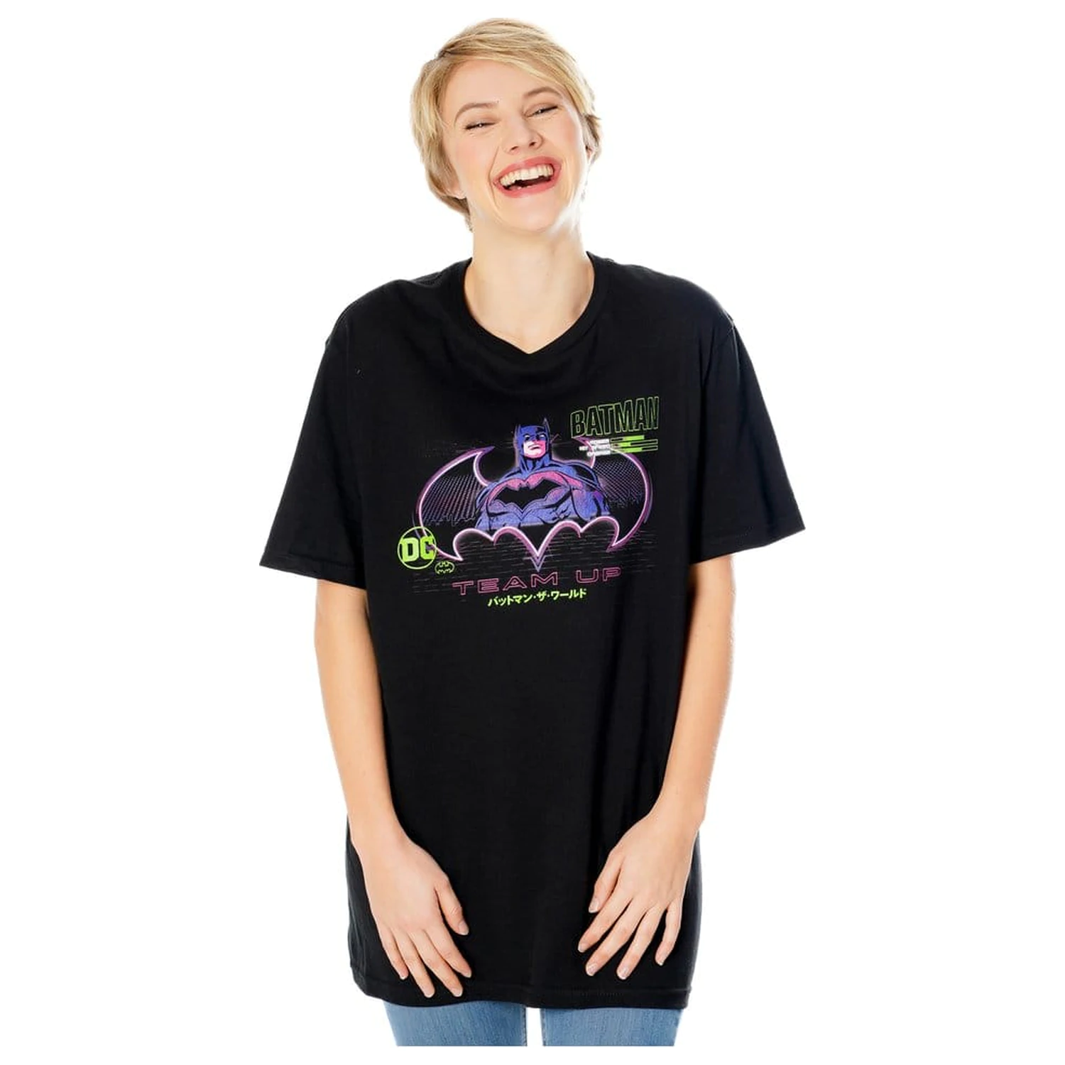 Batman T-Shirt Anime Matrix Grid  product photo