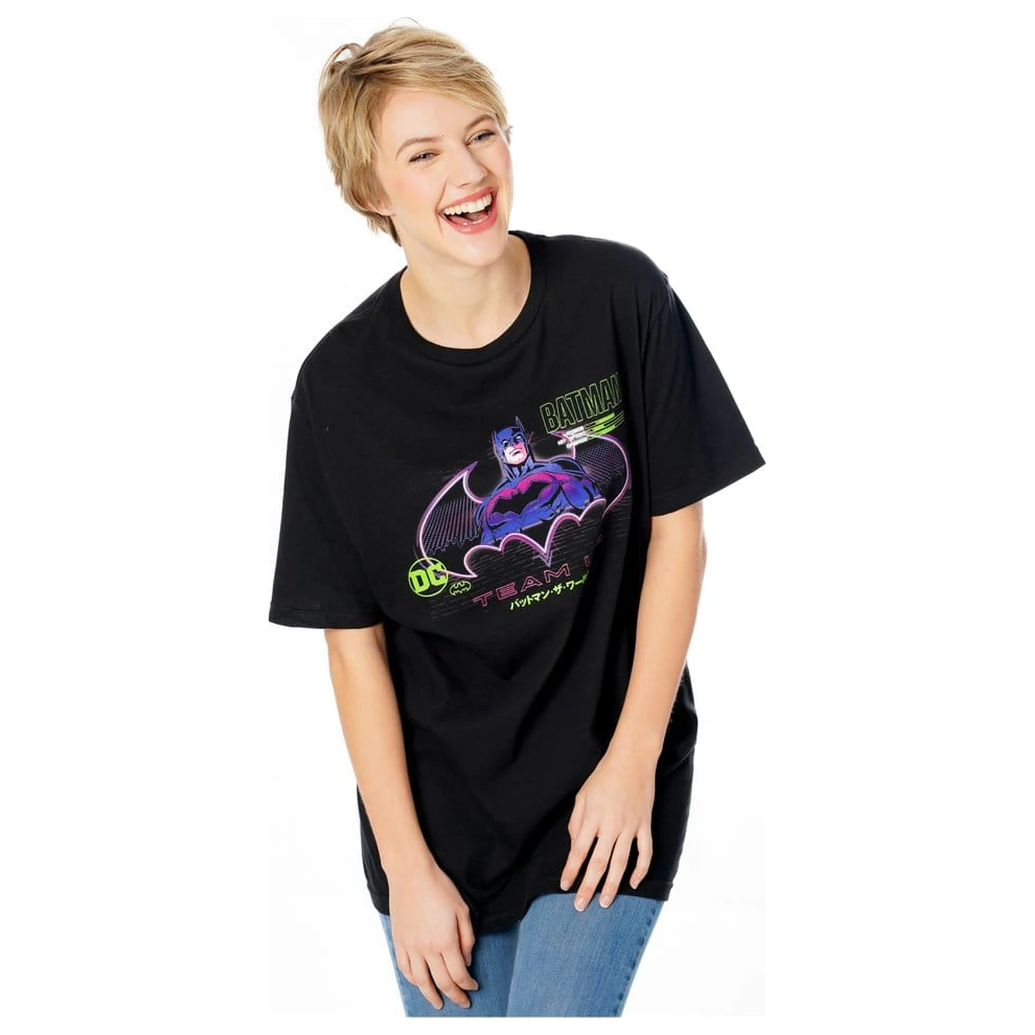 Batman T-Shirt Anime Matrix Grid  product photo