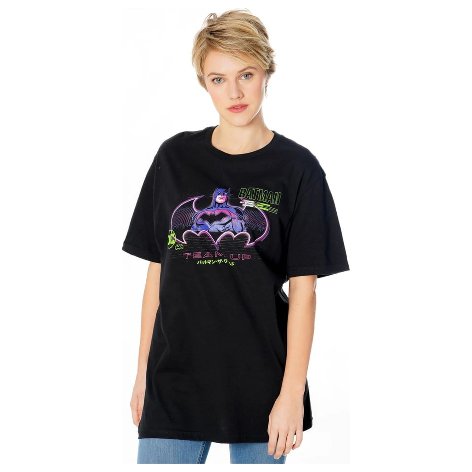 Batman T-Shirt Anime Matrix Grid  product photo