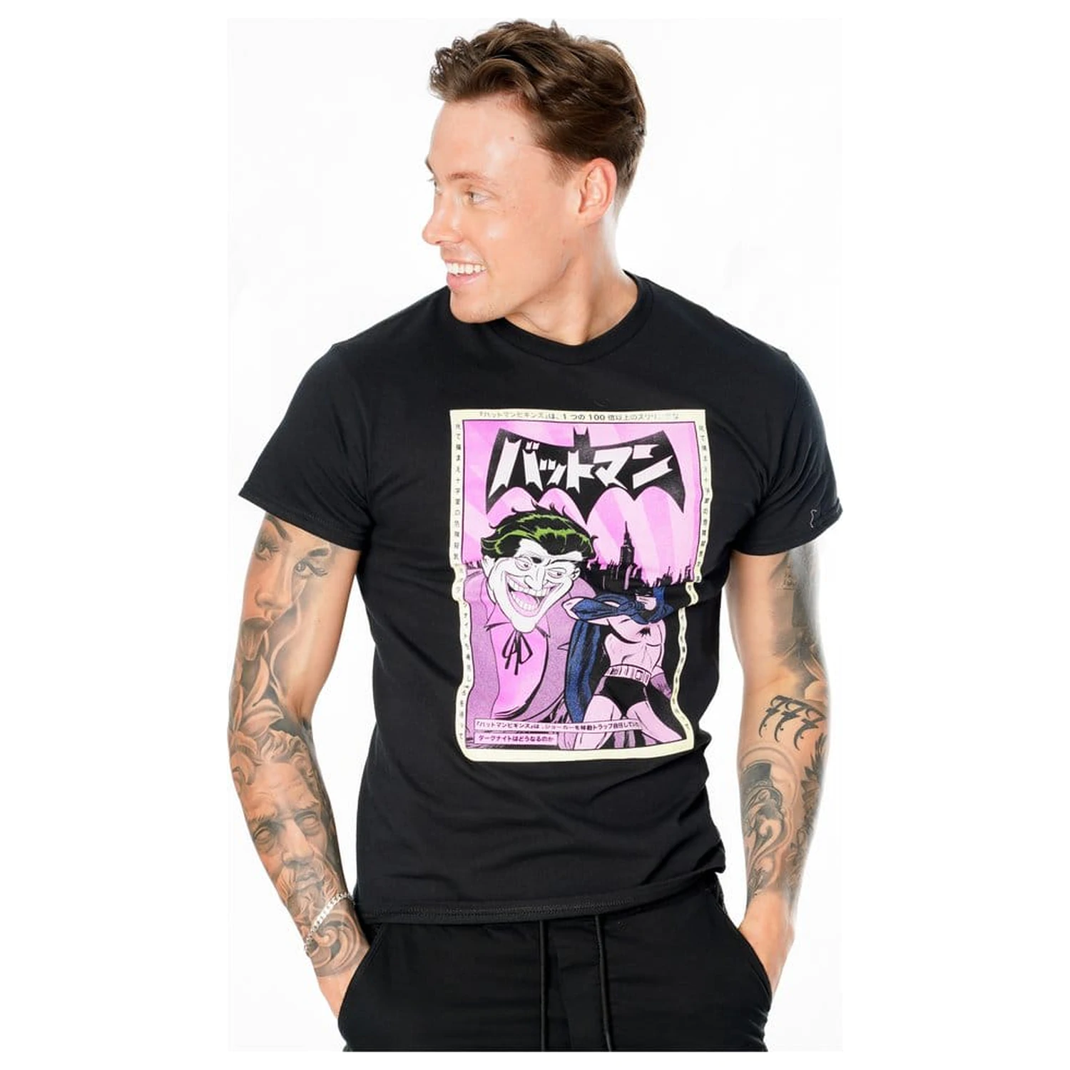 Batman T-Shirt Joker Anime Poster  product photo