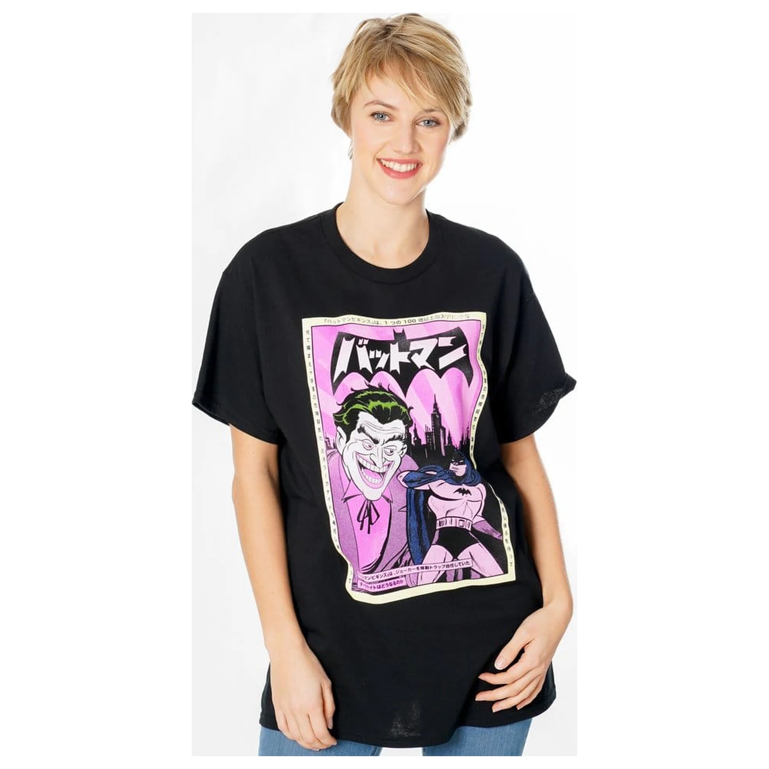 Batman T-Shirt Joker Anime Poster  product photo