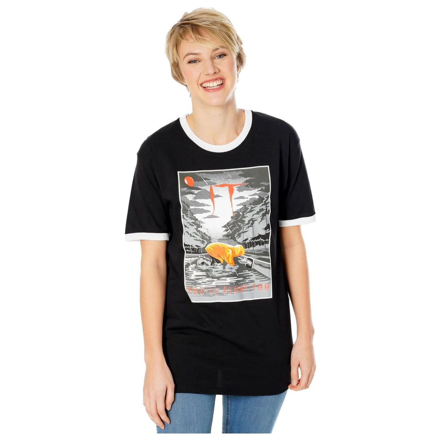 It T-Shirt Vintage You'll Float Too  product photo